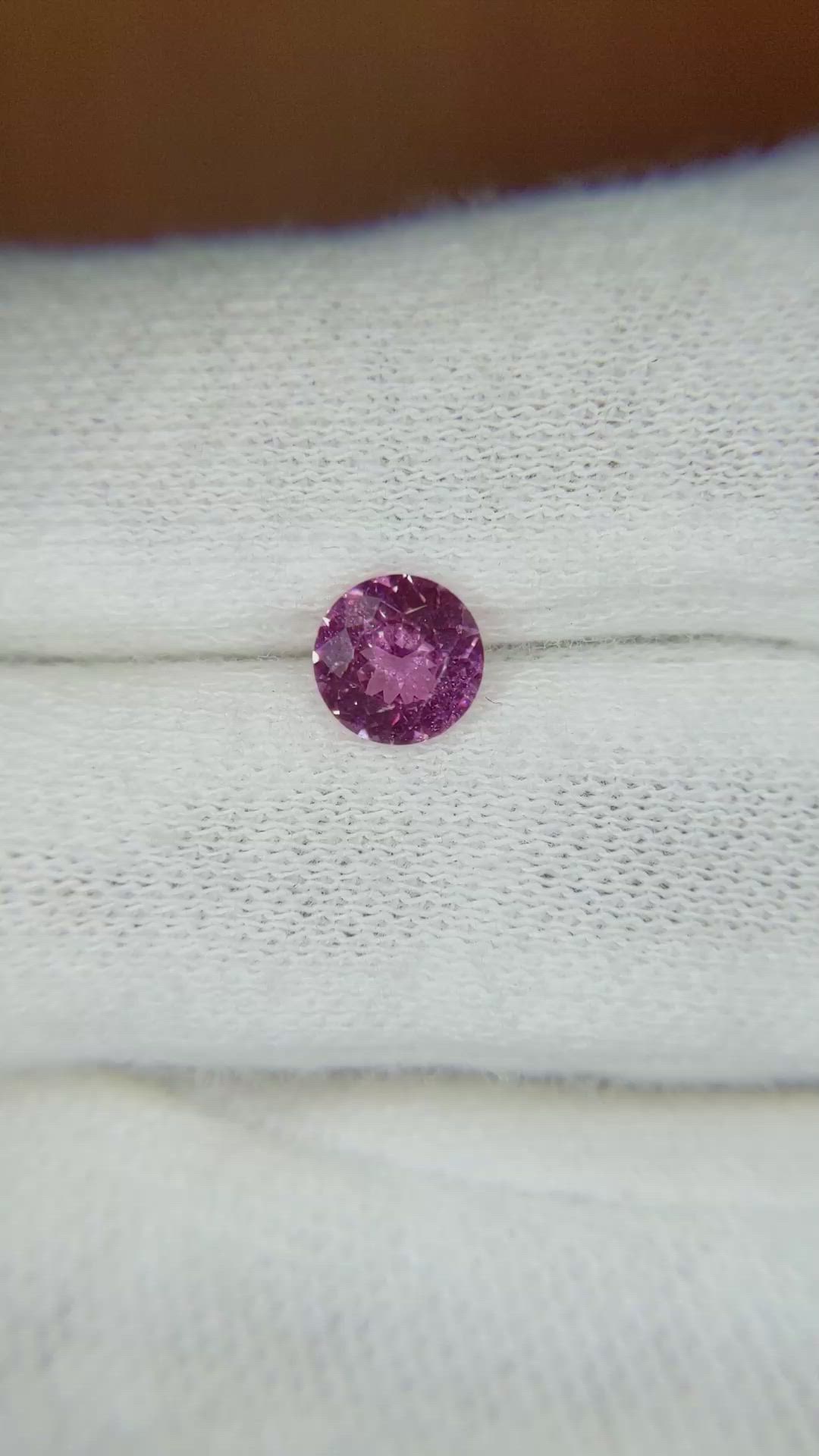 0.85 Ct. Pink Sapphire from Ceylon (Sri Lanka) Size Video