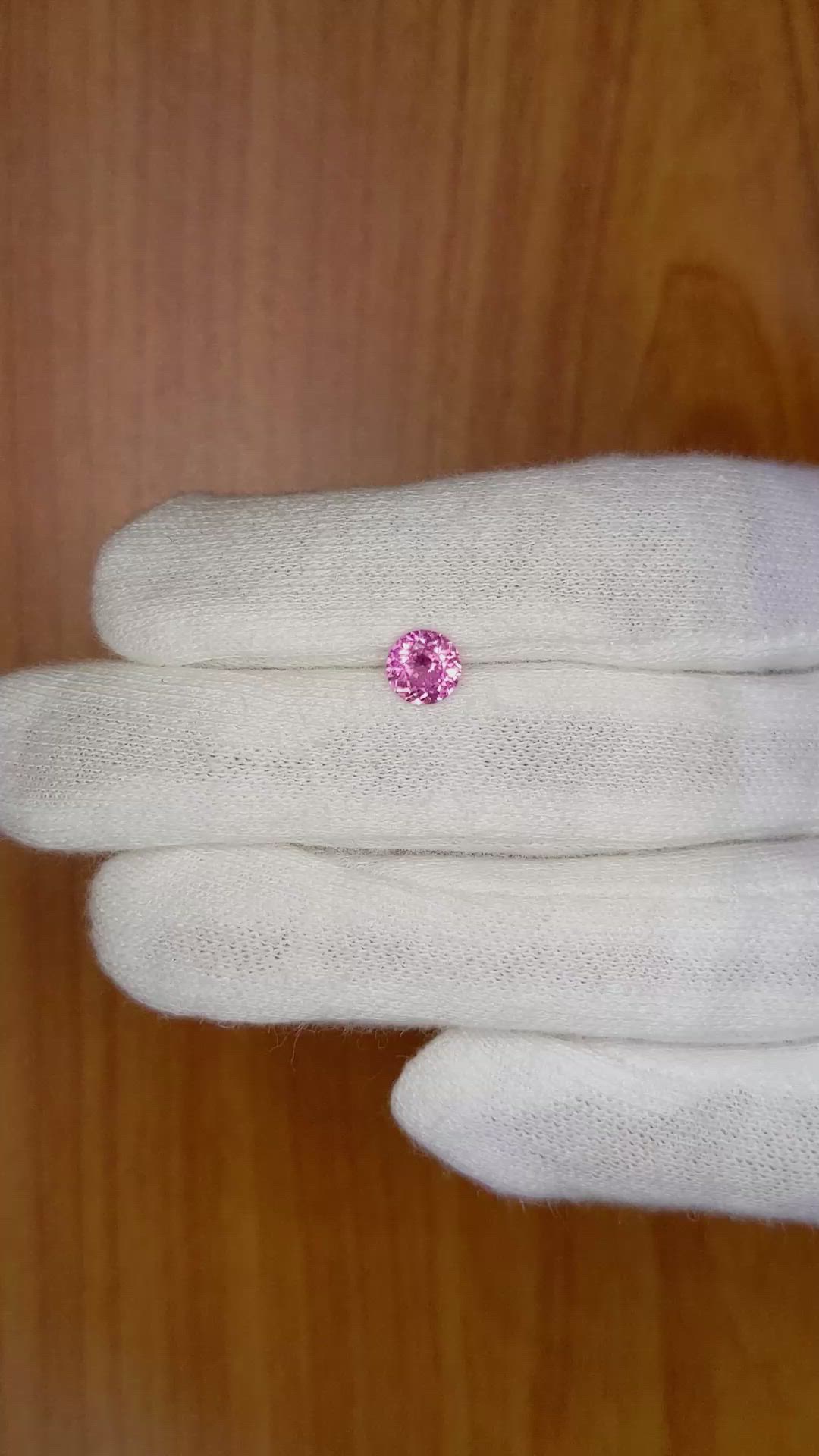 0.85 Ct. Pink Sapphire from Ceylon (Sri Lanka) Size Video