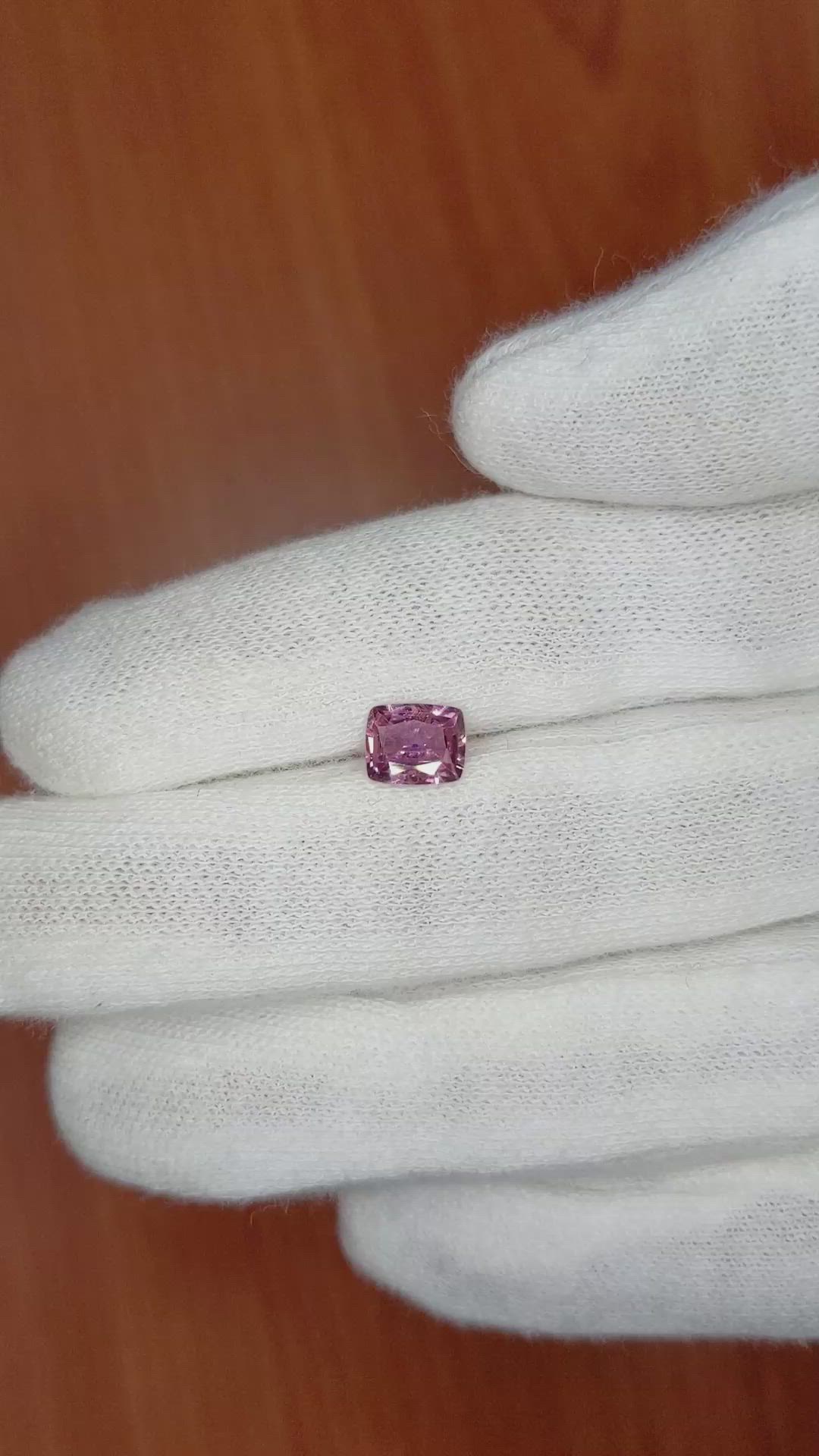 1.18 Ct. Pink Sapphire from Ceylon (Sri Lanka) Size Video