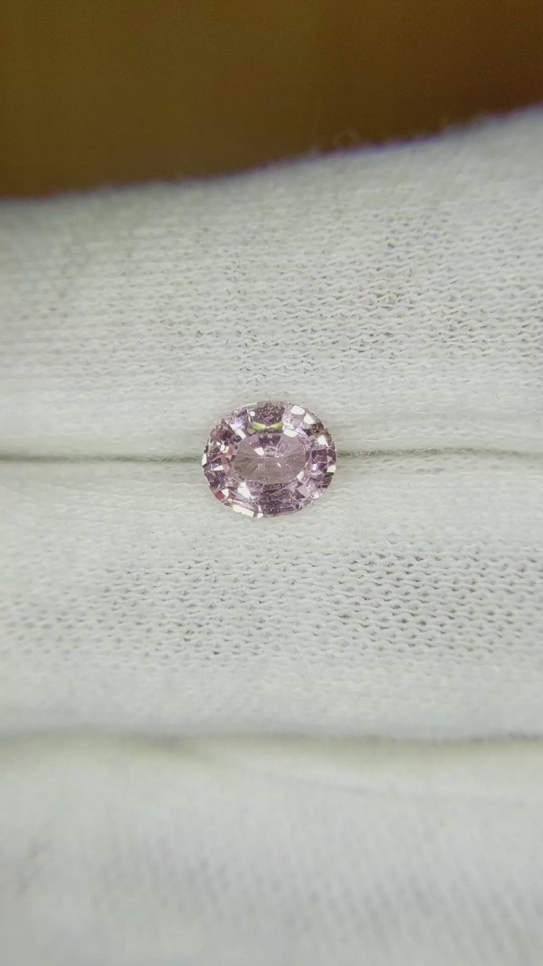 1.17 Ct. Pink Sapphire from Ceylon (Sri Lanka) Size Video