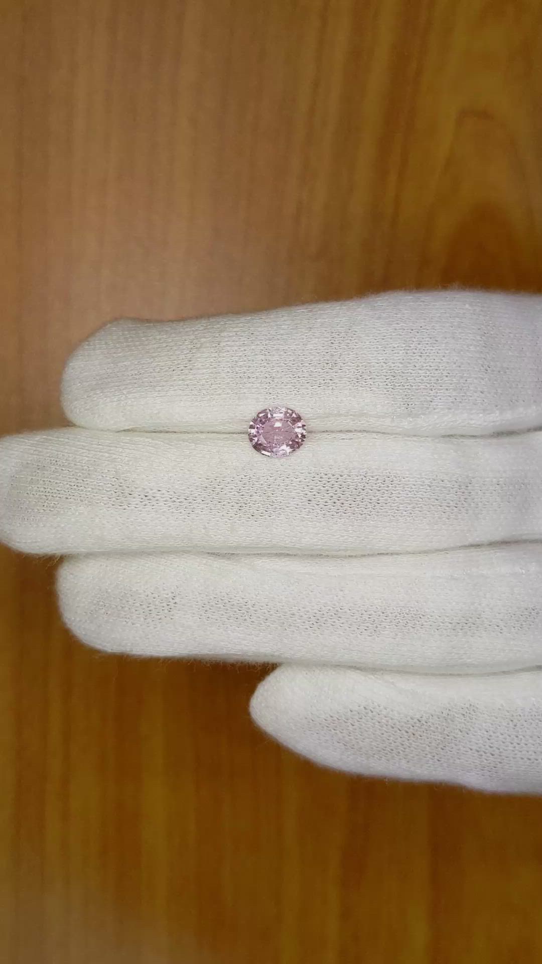 1.17 Ct. Pink Sapphire from Ceylon (Sri Lanka) Size Video
