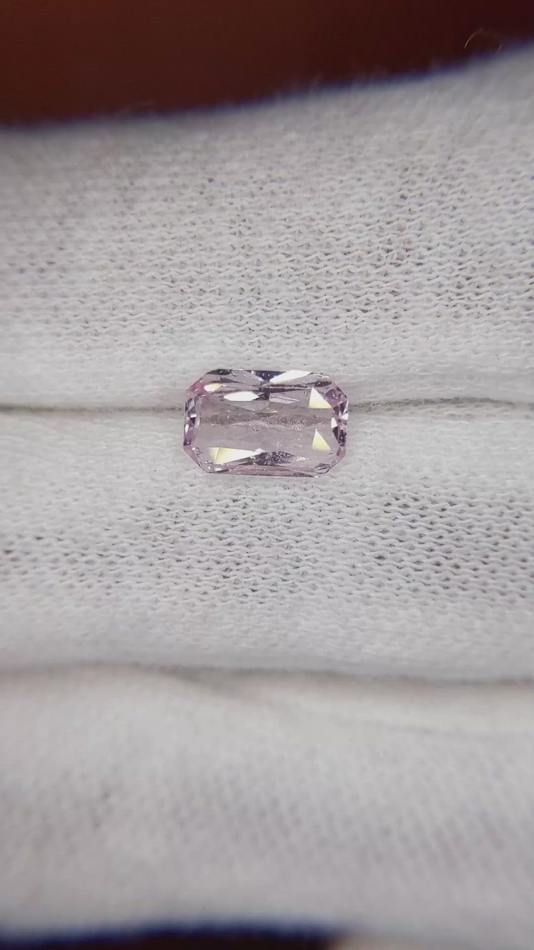 1.52 Ct. Pink Sapphire from Ceylon (Sri Lanka) Size Video