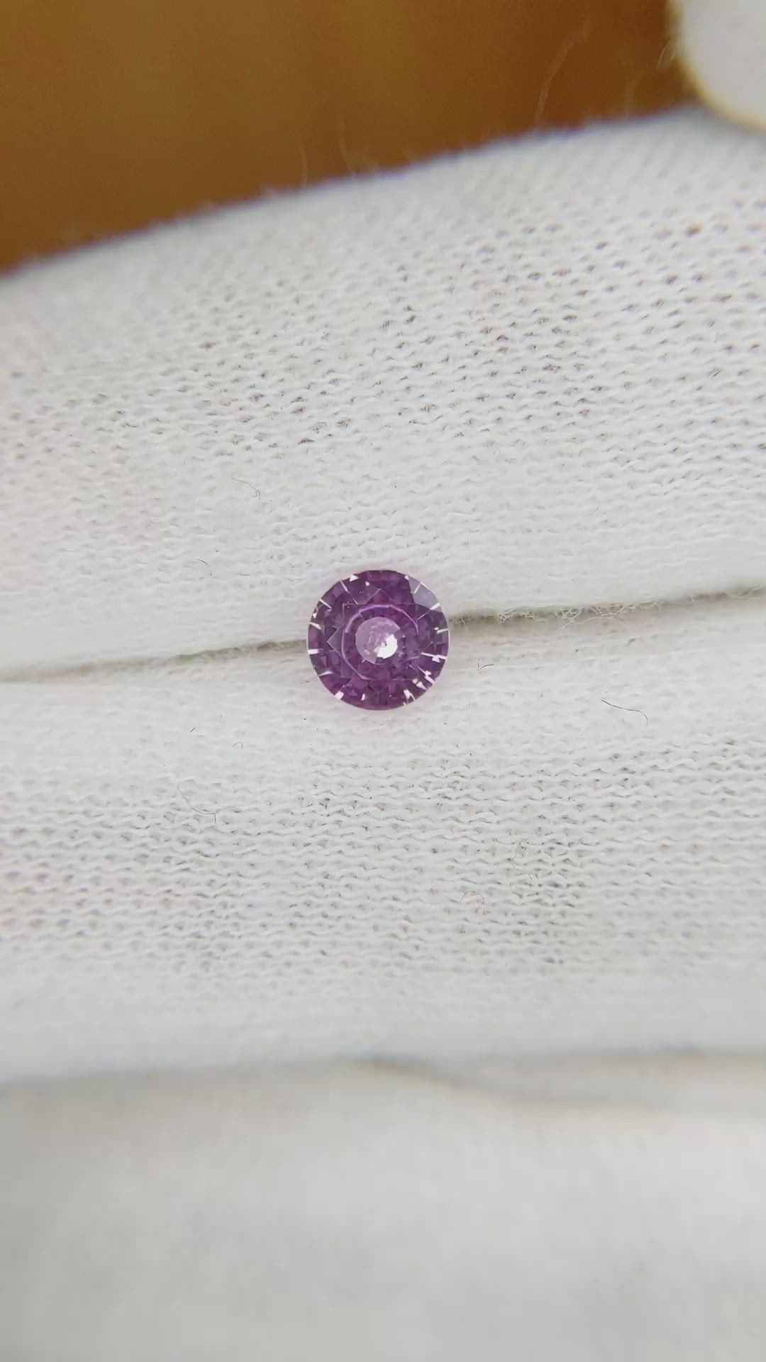 0.53 Ct. Pink Sapphire from Ceylon (Sri Lanka) Size Video