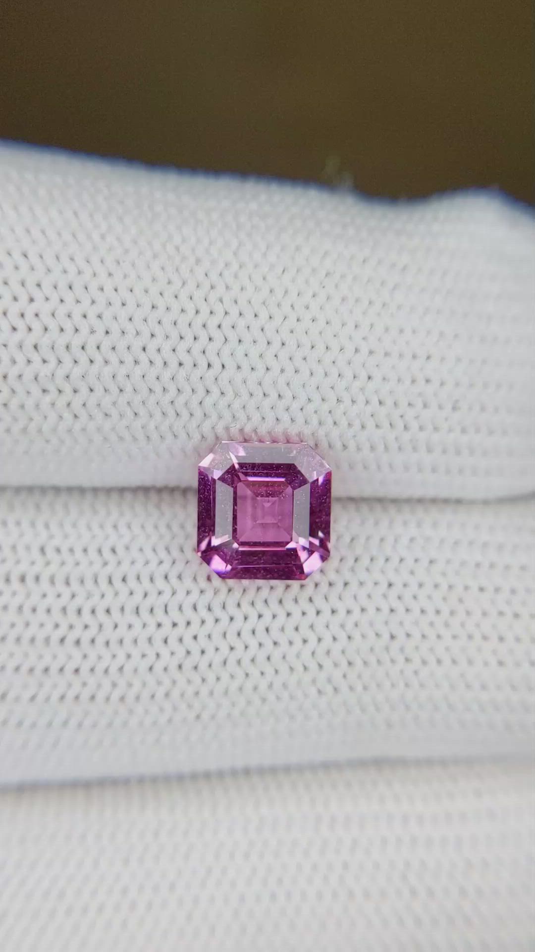 2.21 Ct. Pink Sapphire from Madagascar Size Video