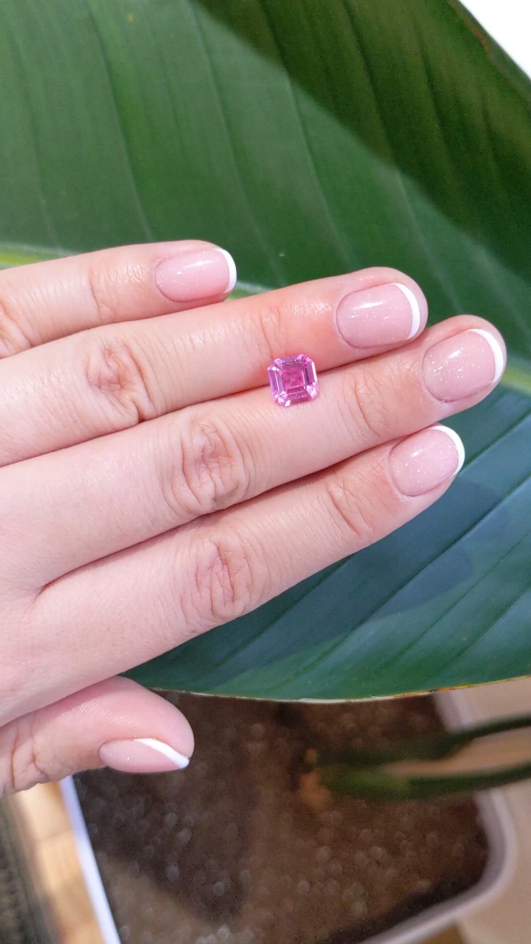 2.21 Ct. Pink Sapphire from Madagascar Size Video