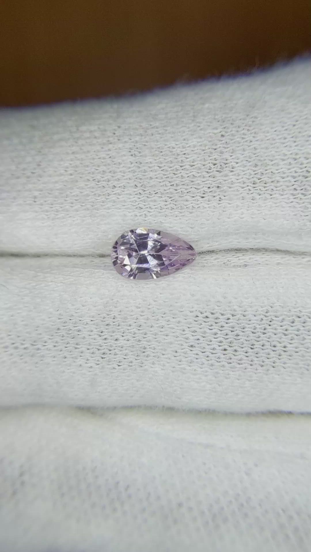 1.10 Ct. Pink Sapphire from Ceylon (Sri Lanka) Size Video