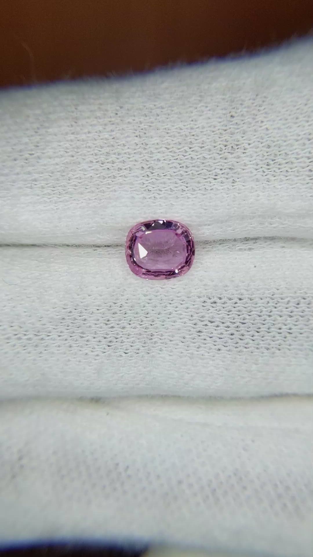 0.87 Ct. Pink Sapphire from Ceylon (Sri Lanka) Size Video