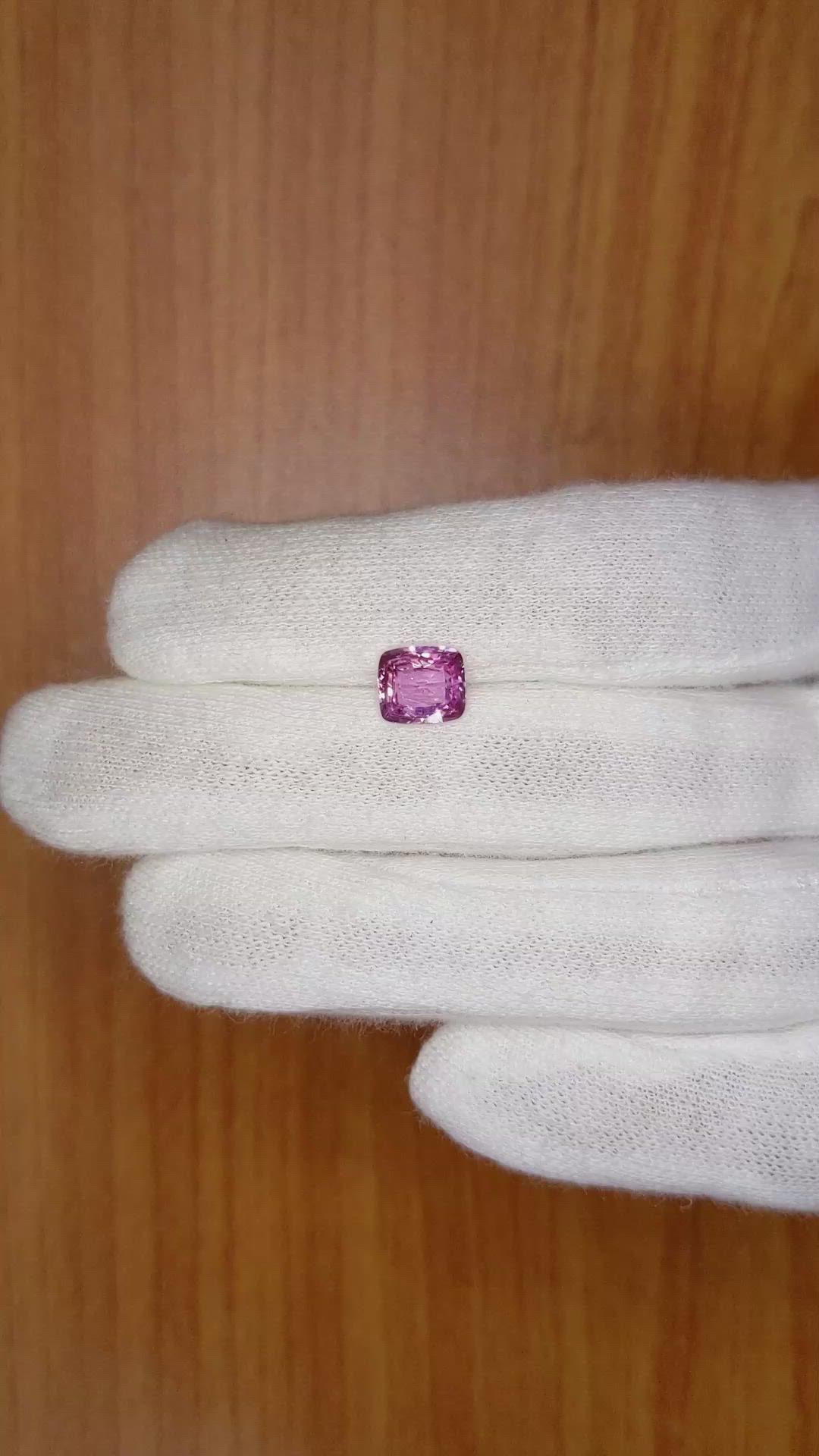 1.79 Ct. Pink Sapphire from Ceylon (Sri Lanka) Size Video