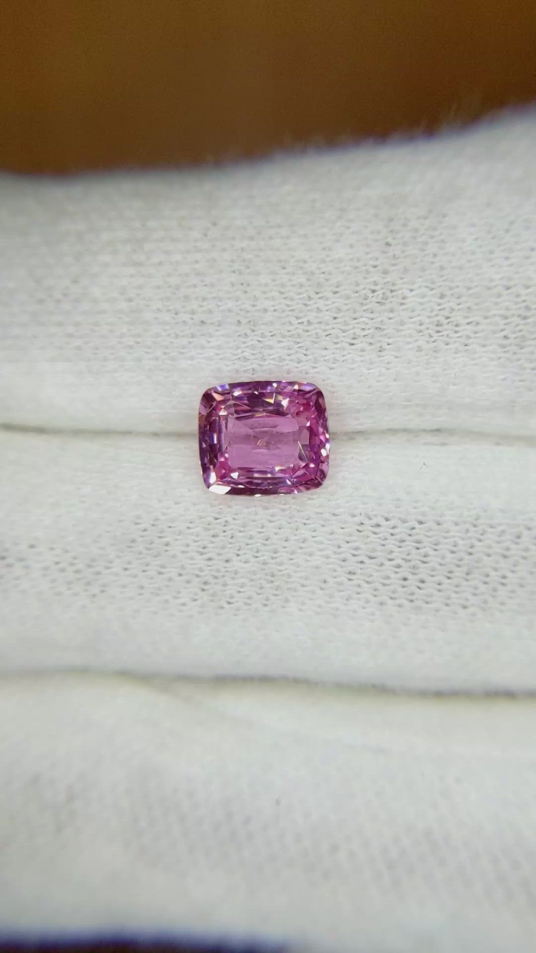 1.79 Ct. Pink Sapphire from Ceylon (Sri Lanka) Size Video