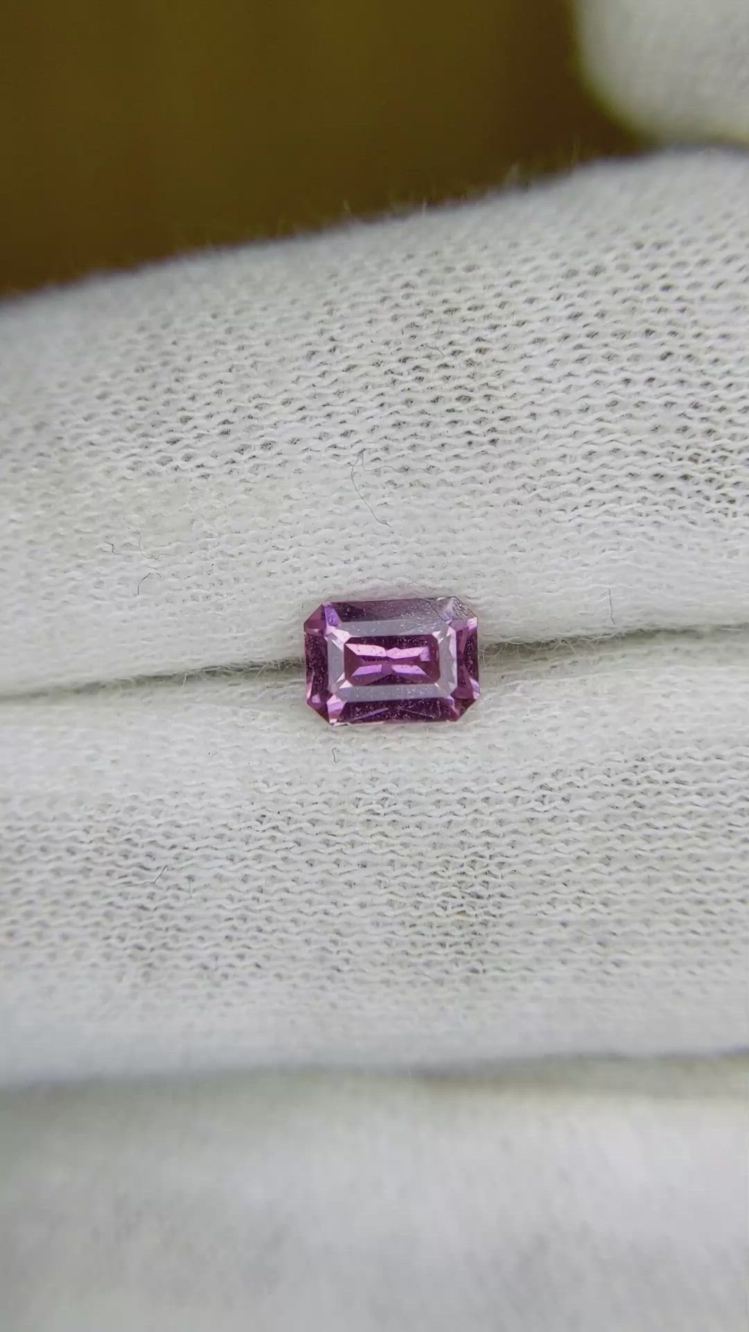 0.99 Ct. Pink Sapphire from Ceylon (Sri Lanka) Size Video