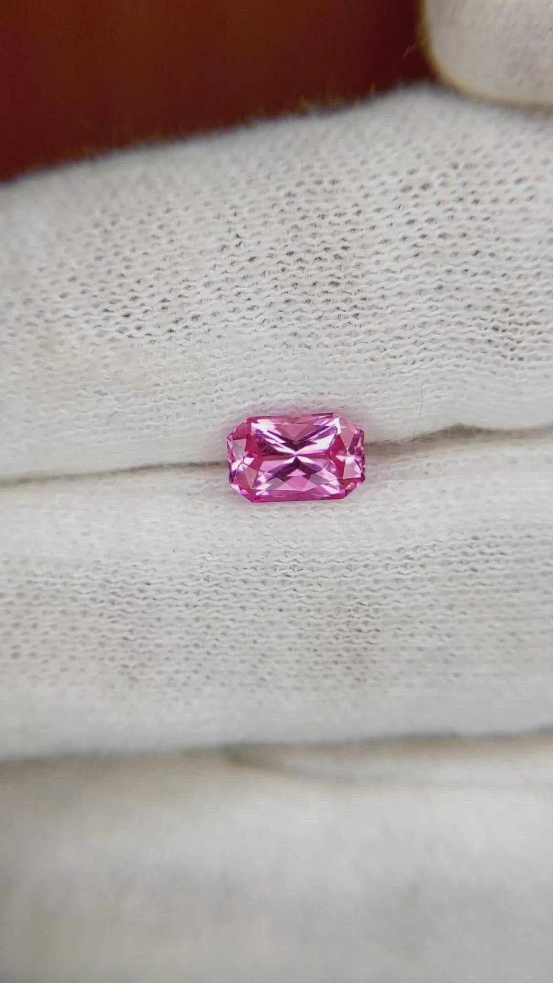 1.19 Ct. Pink Sapphire from Ceylon (Sri Lanka) Size Video