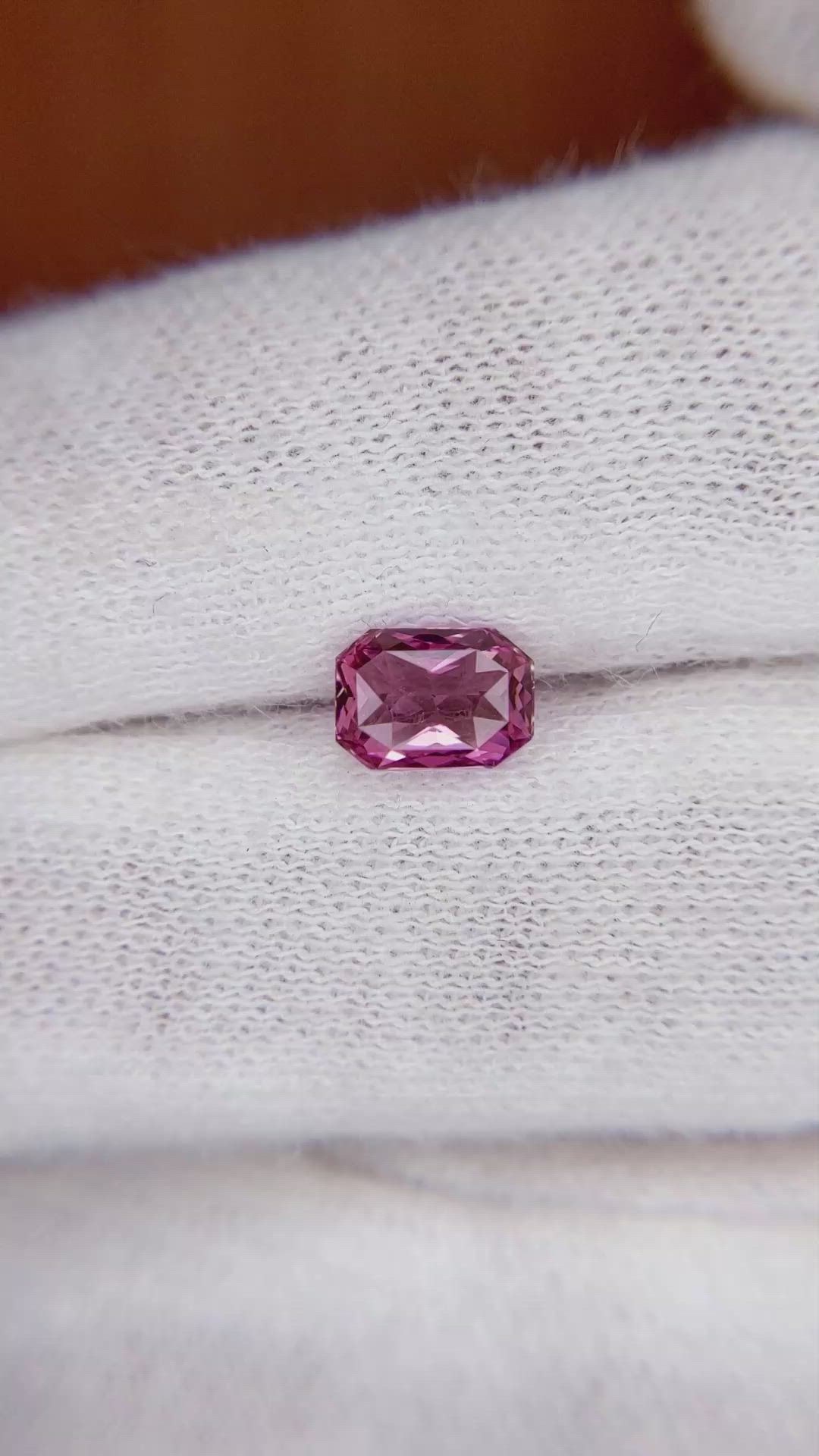 1.24 Ct. Pink Sapphire from Ceylon (Sri Lanka) Size Video
