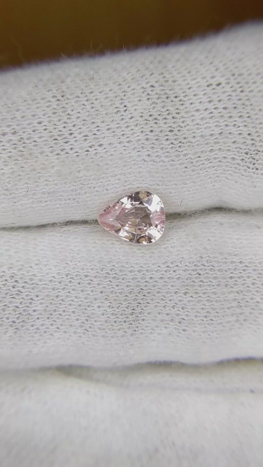1.16 Ct. Pink Sapphire from Ceylon (Sri Lanka) Size Video