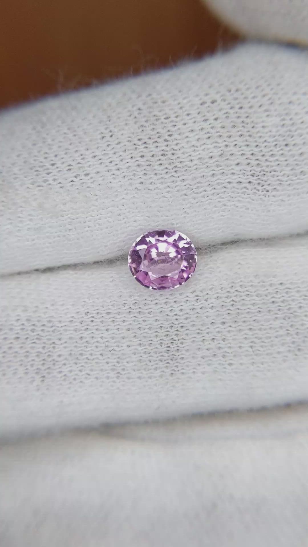 1.16 Ct. Pink Sapphire from Ceylon (Sri Lanka) Size Video