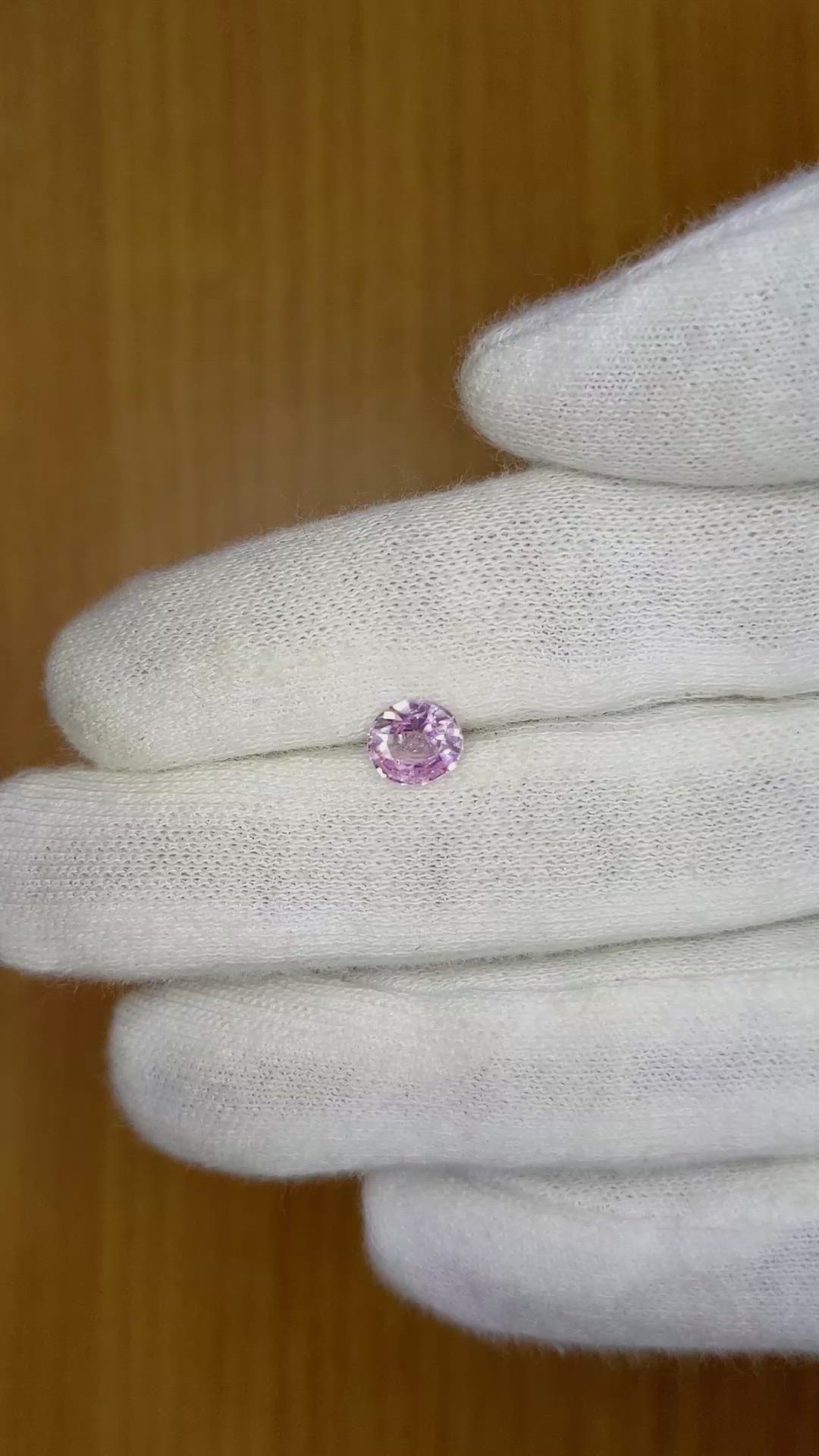 1.16 Ct. Pink Sapphire from Ceylon (Sri Lanka) Size Video