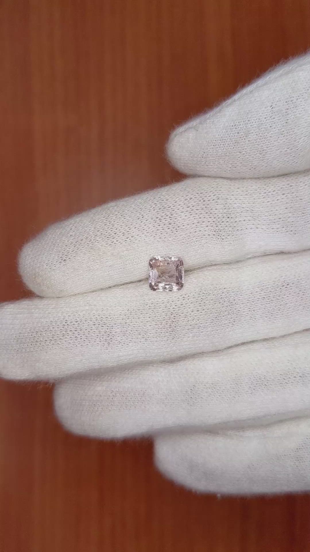 1.50 Ct. Pink Sapphire from Ceylon (Sri Lanka) Size Video