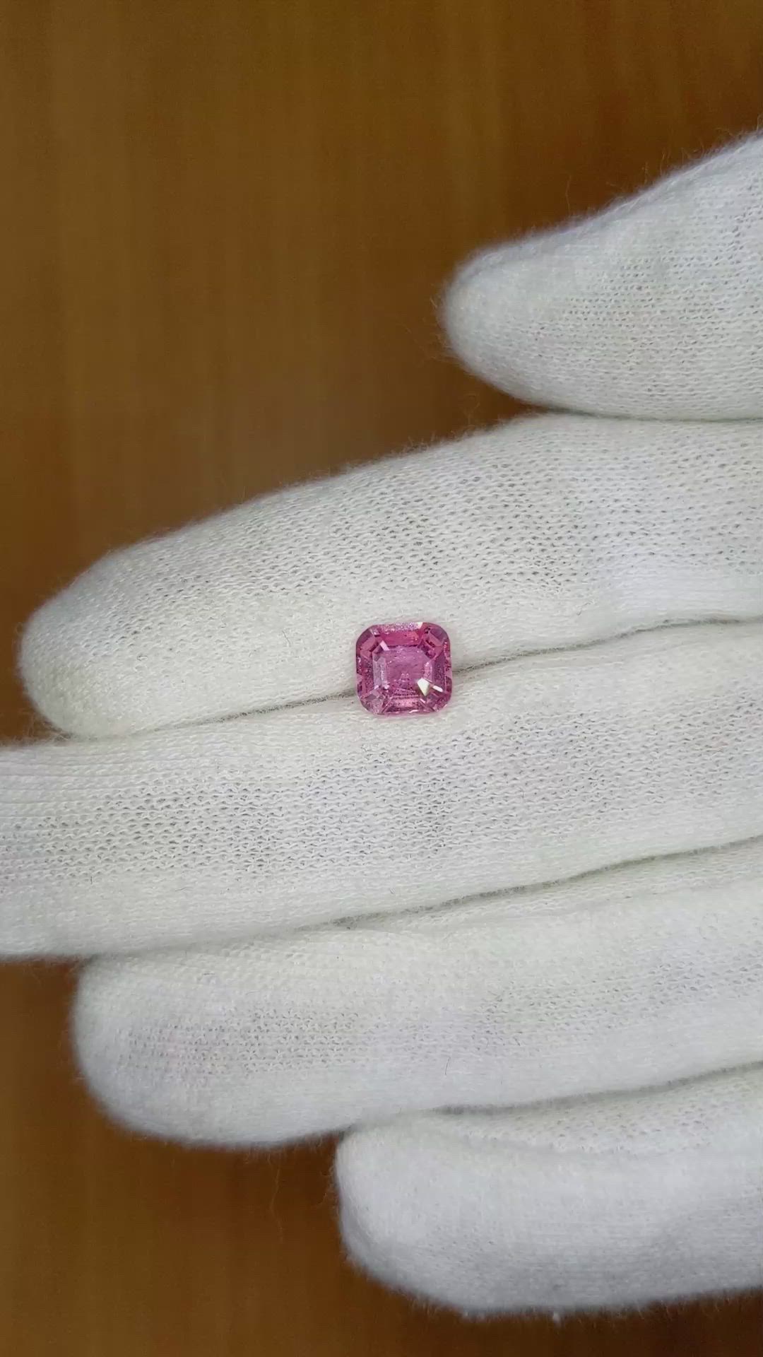 1.52 Ct. Pink Sapphire from Ceylon (Sri Lanka) Size Video