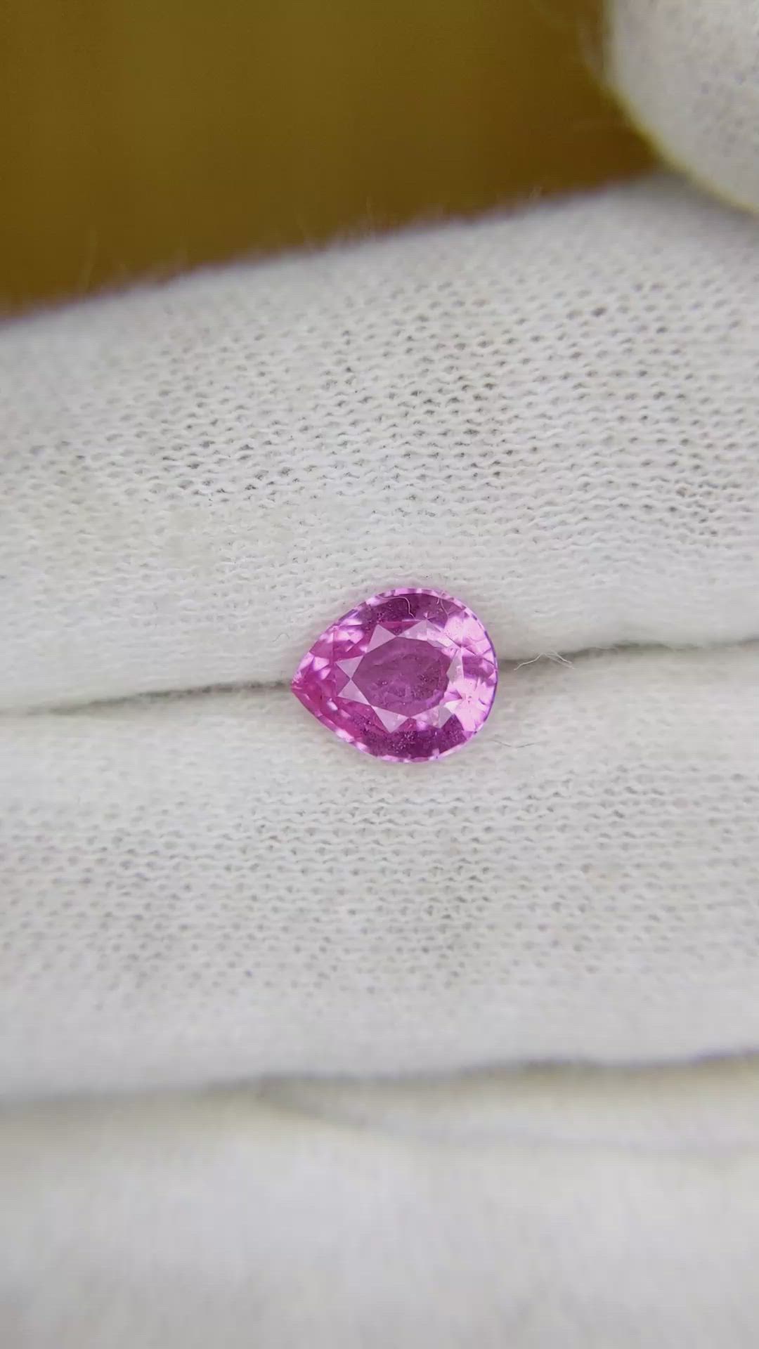 1.75 Ct. Pink Sapphire from Ceylon (Sri Lanka) Size Video