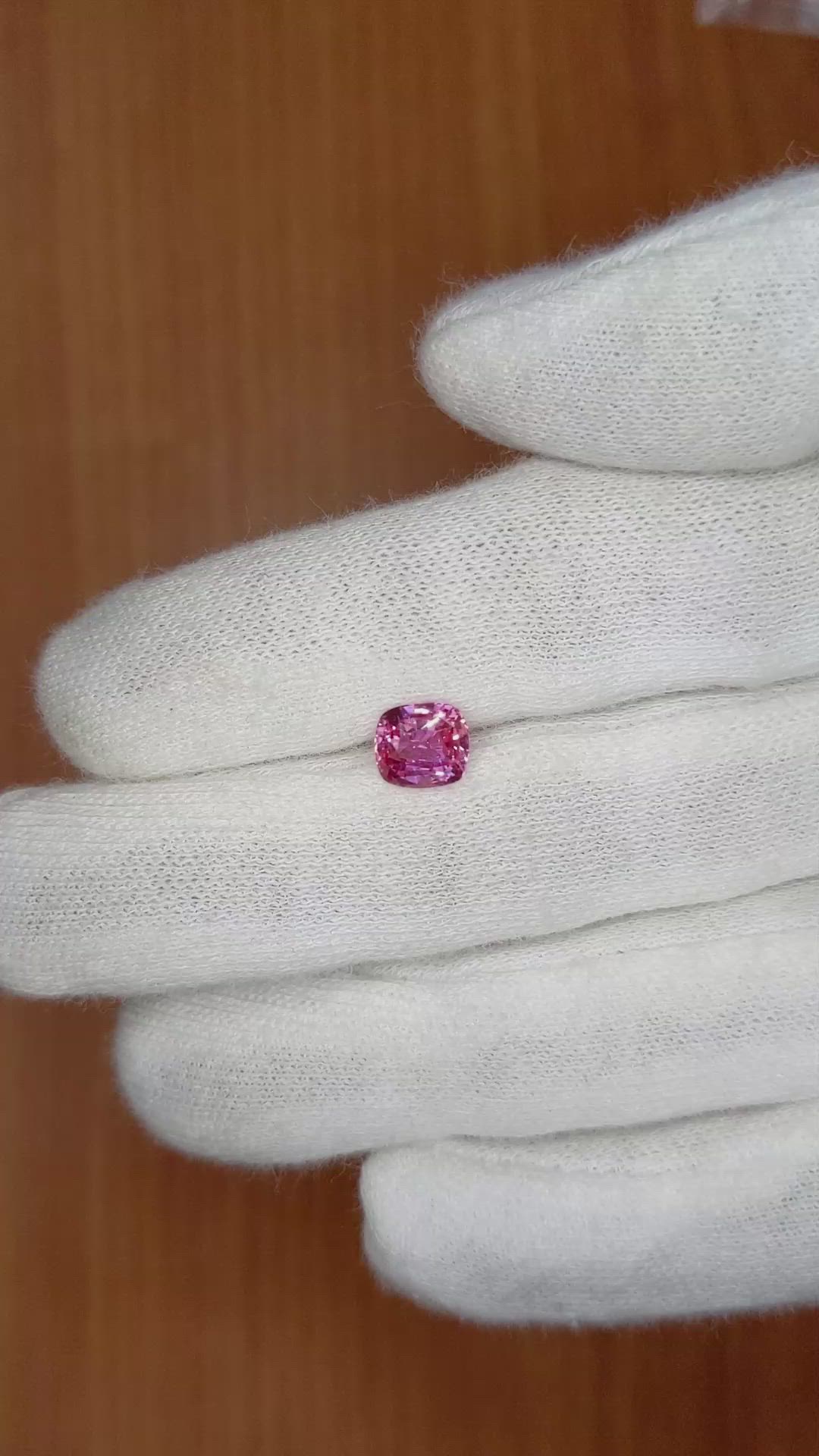 1.51 Ct. Pink Sapphire from Ceylon (Sri Lanka) Size Video