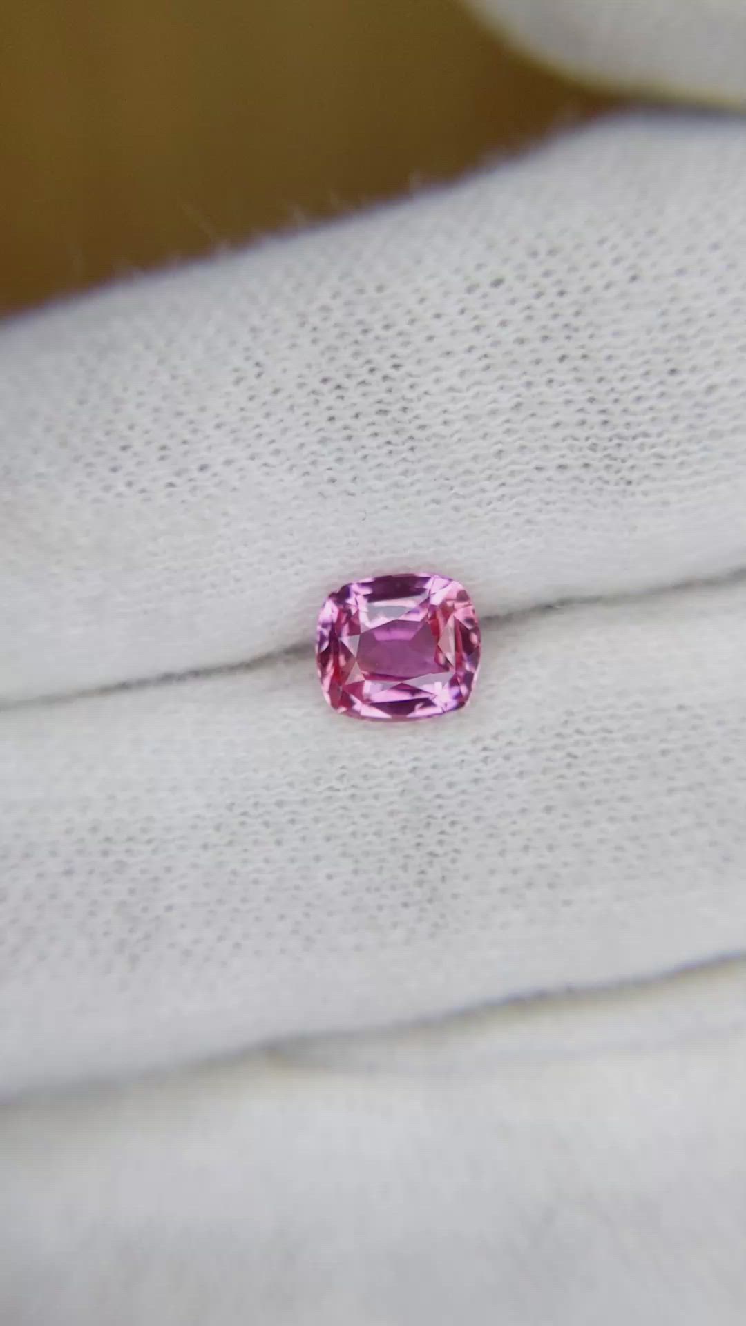 1.51 Ct. Pink Sapphire from Ceylon (Sri Lanka) Size Video