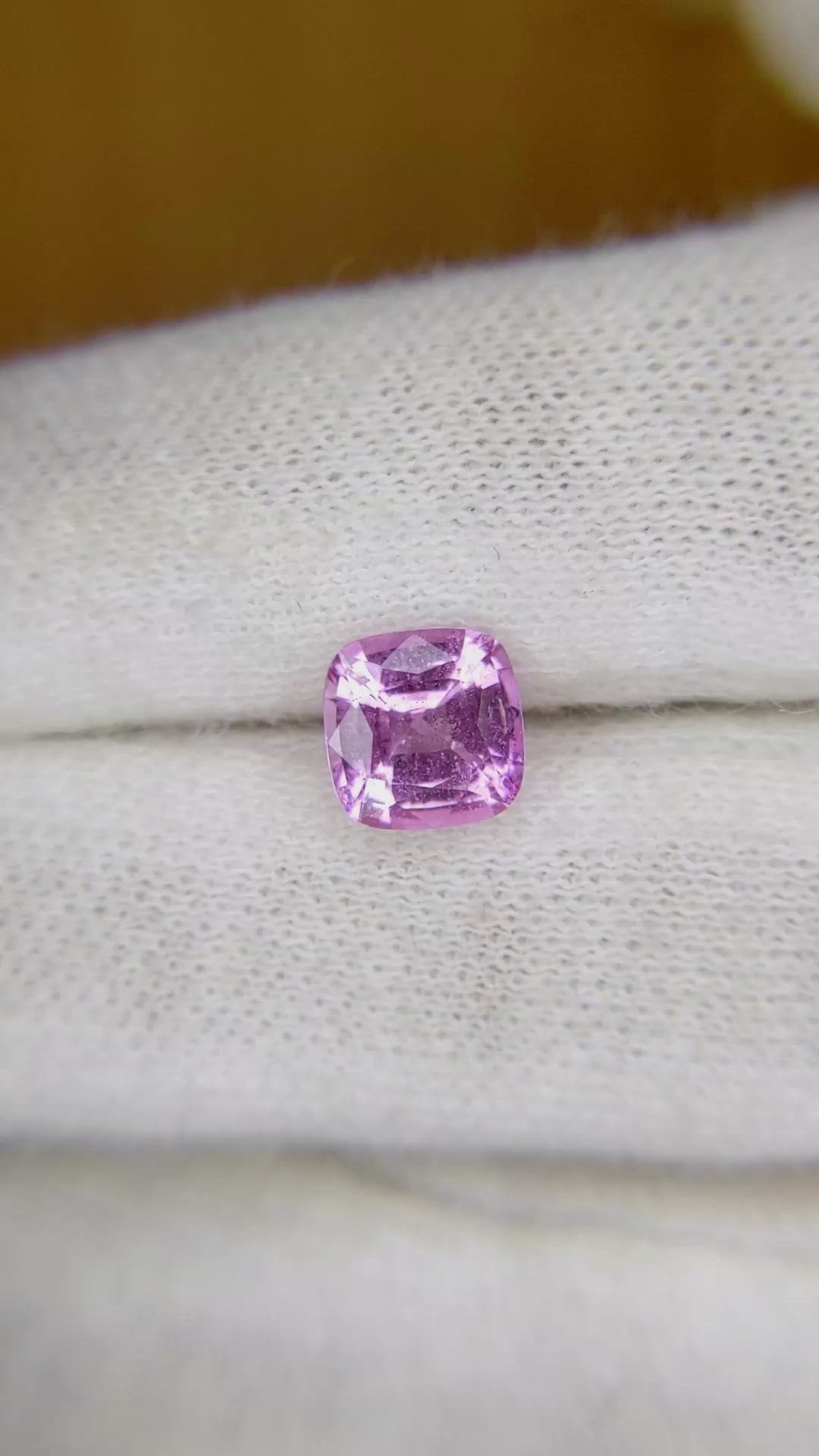 2.06 Ct. Pink Sapphire from Ceylon (Sri Lanka) Size Video
