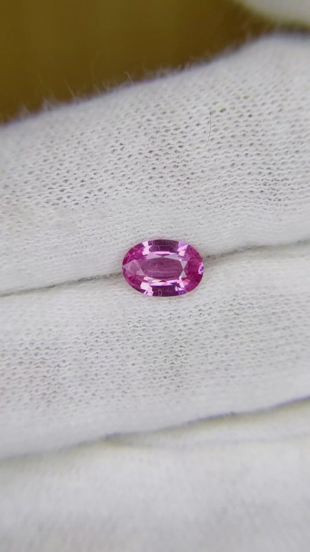 1.12 Ct. Pink Sapphire from Ceylon (Sri Lanka) Size Video