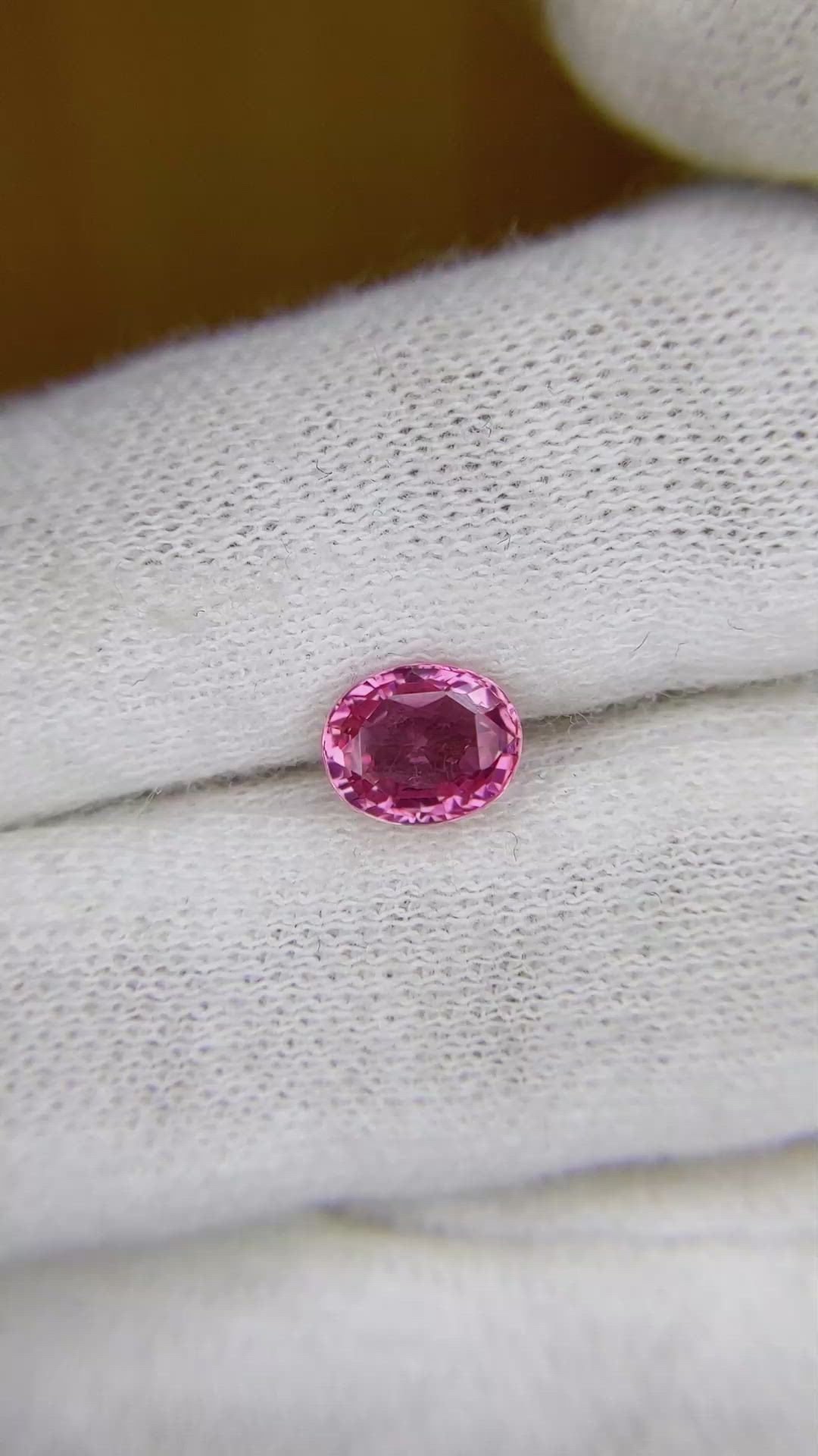 1.33 Ct. Pink Sapphire from Ceylon (Sri Lanka) Size Video