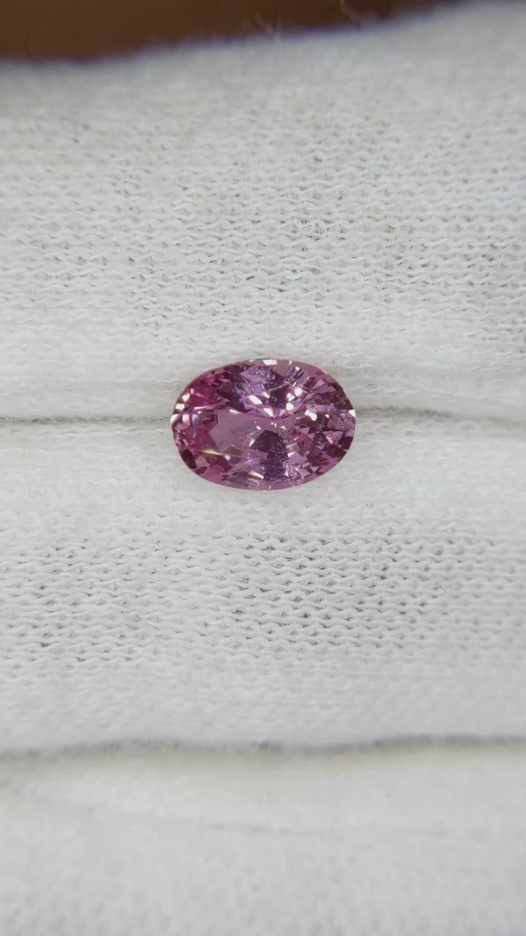 1.42 Ct. Pink Sapphire from Ceylon (Sri Lanka) Size Video