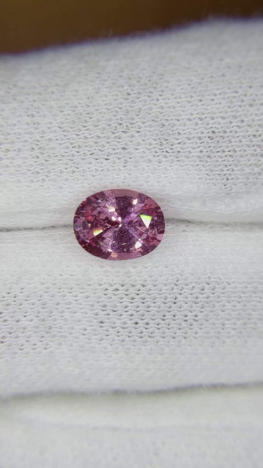 1.48 Ct. Pink Sapphire from Ceylon (Sri Lanka) Size Video