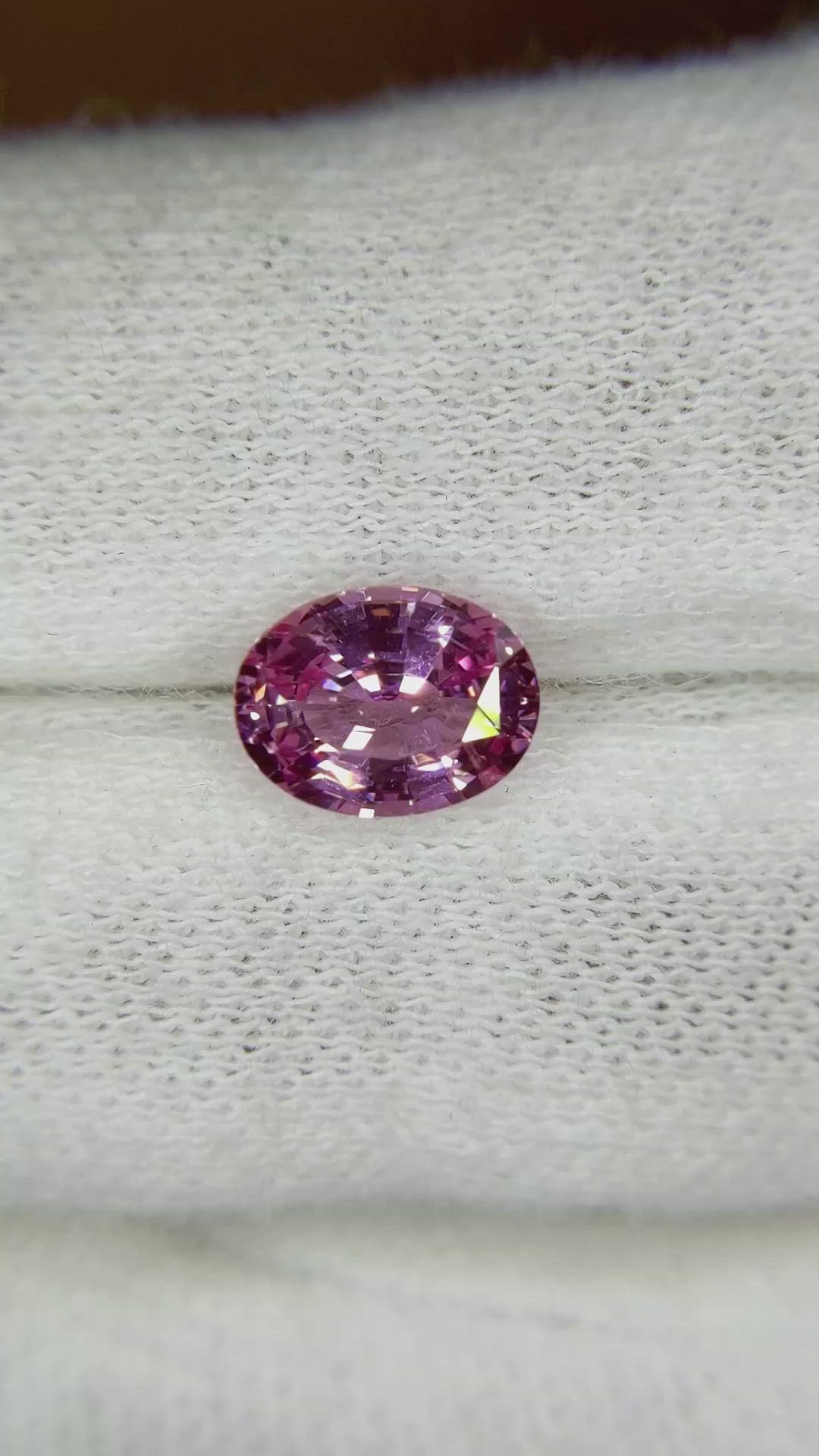 1.68 Ct. Pink Sapphire from Ceylon (Sri Lanka) Size Video