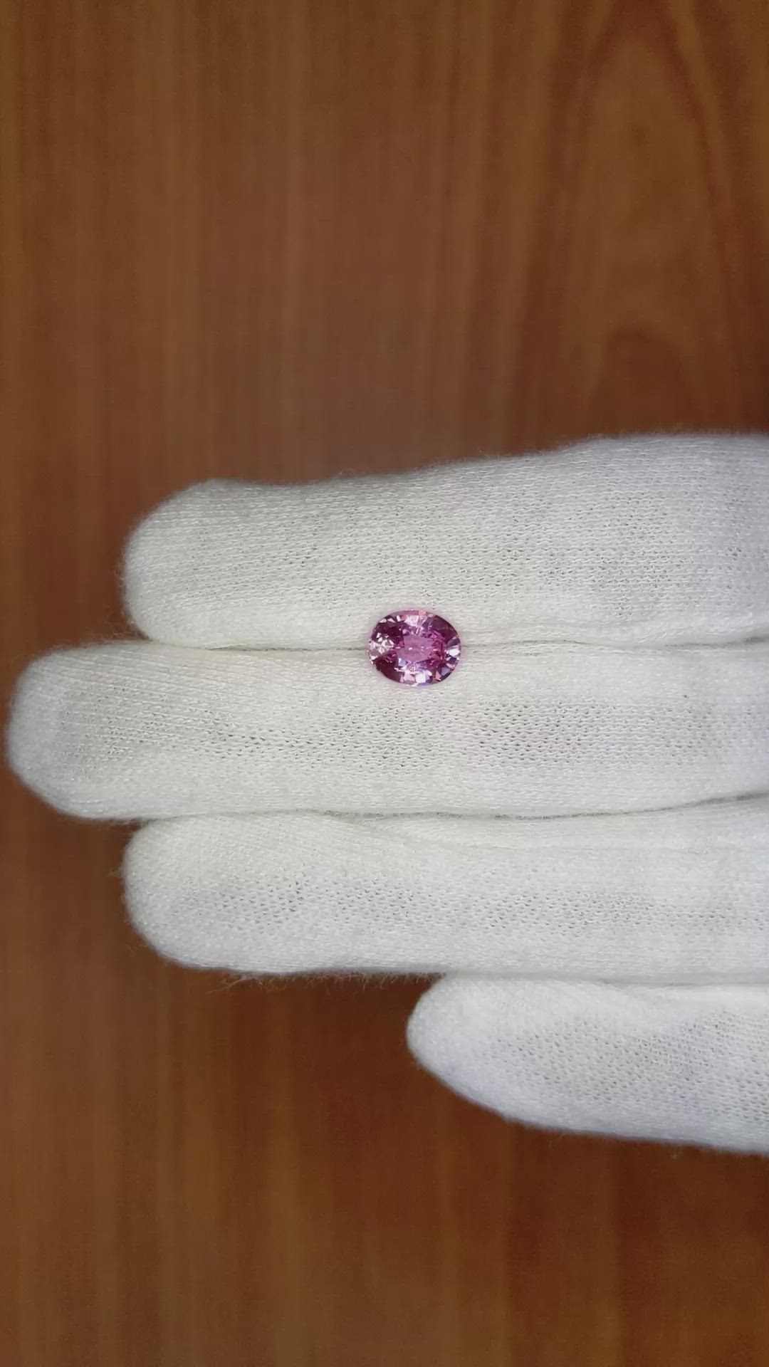 1.92 Ct. Pink Sapphire from Ceylon (Sri Lanka) Size Video