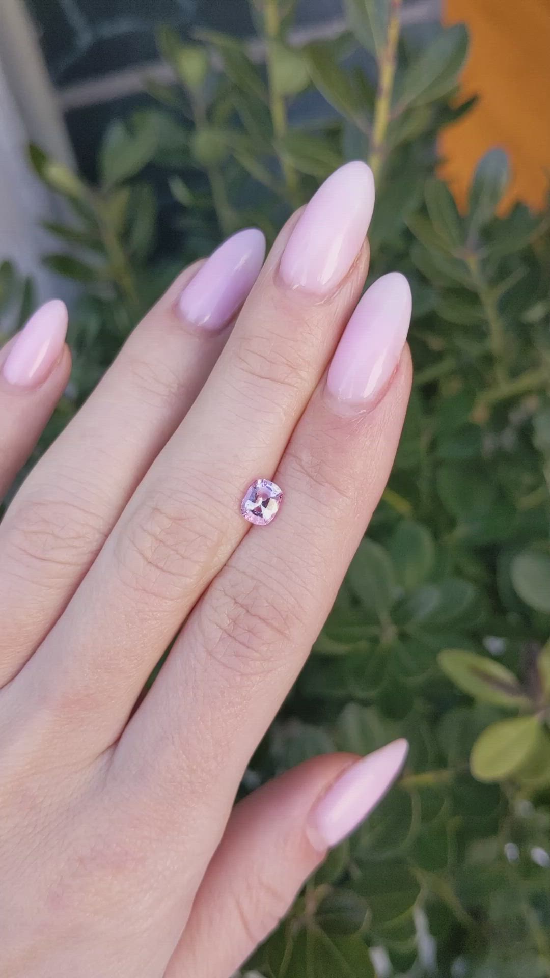1.04 Ct. Pink Sapphire from Ceylon (Sri Lanka) Size Video