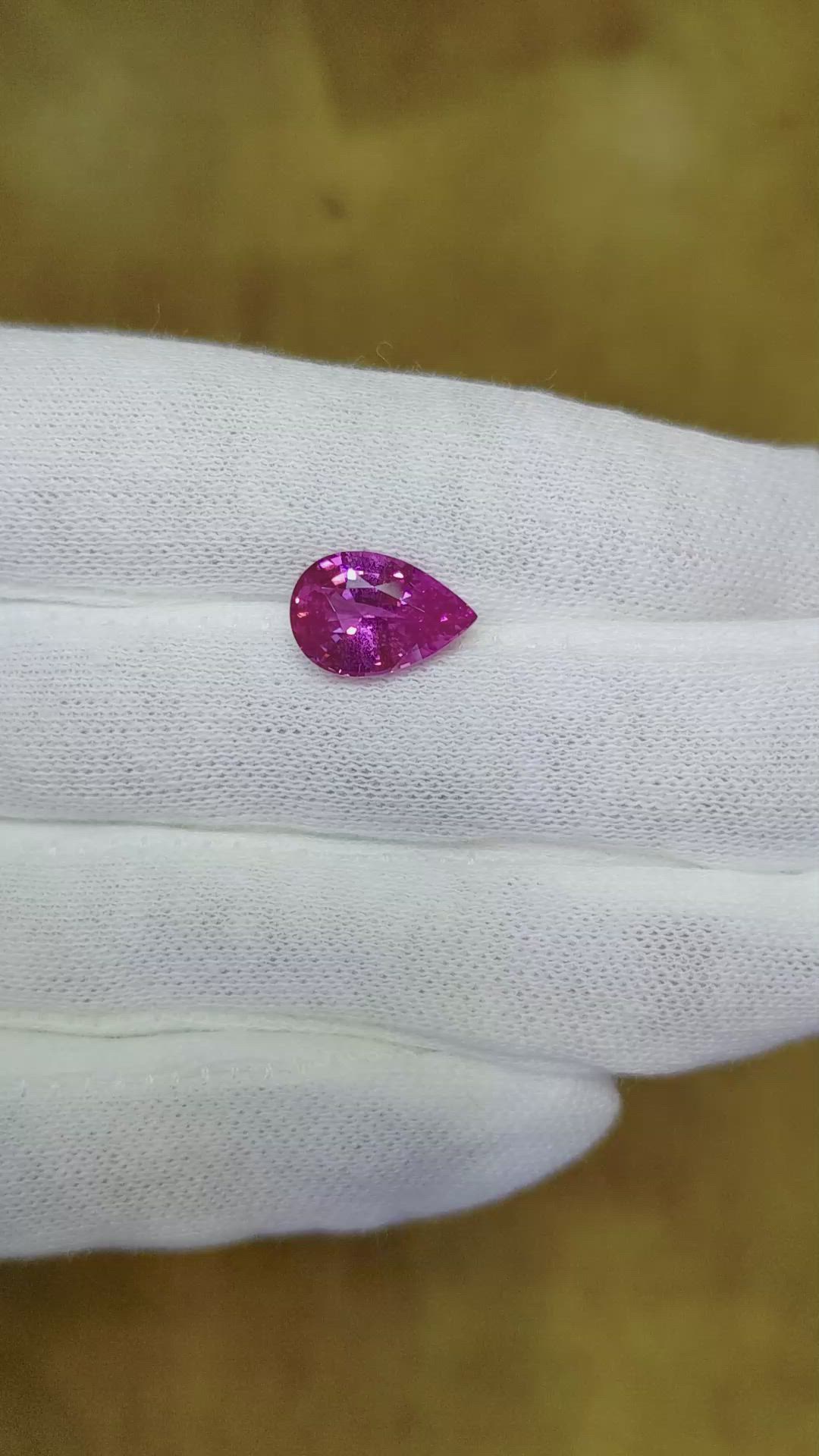 3.66 Ct. Pink Sapphire from Madagascar Size Video