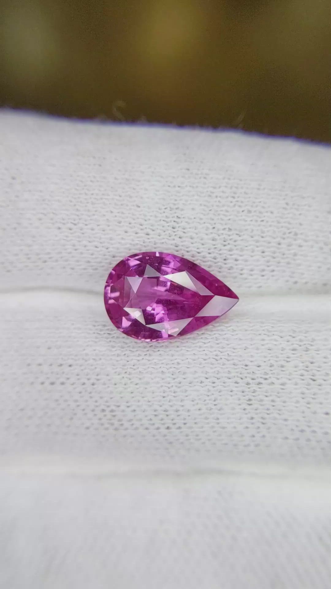 3.66 Ct. Pink Sapphire from Madagascar Size Video