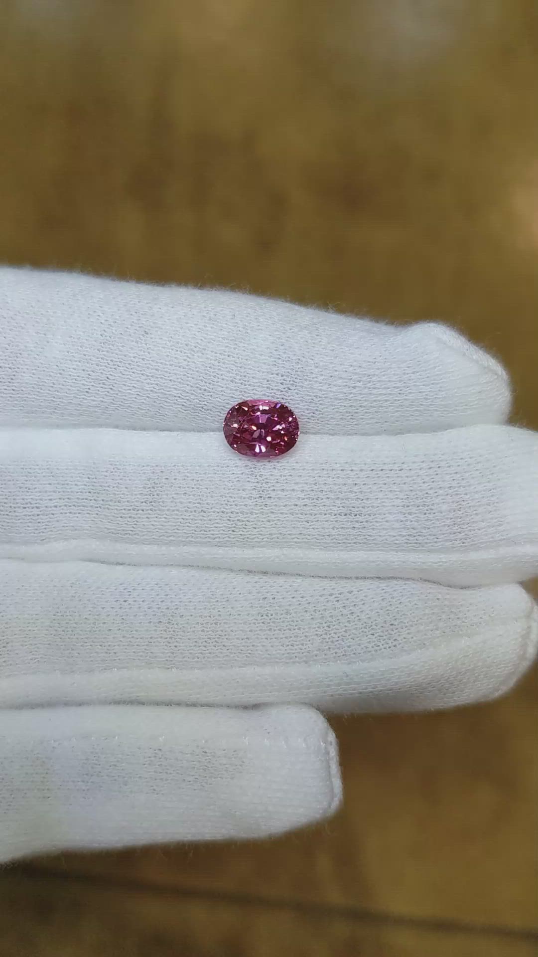1.92 Ct. Pink Sapphire from Ceylon (Sri Lanka) Size Video