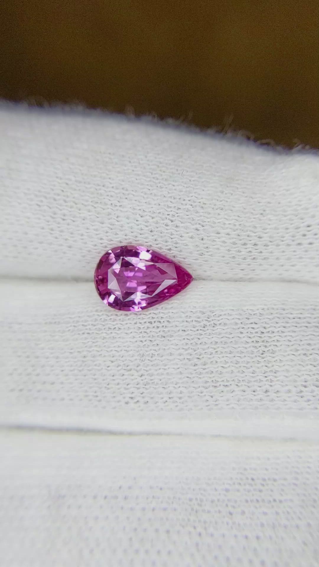 1.55 Ct. Pink Sapphire from Ceylon (Sri Lanka) Size Video