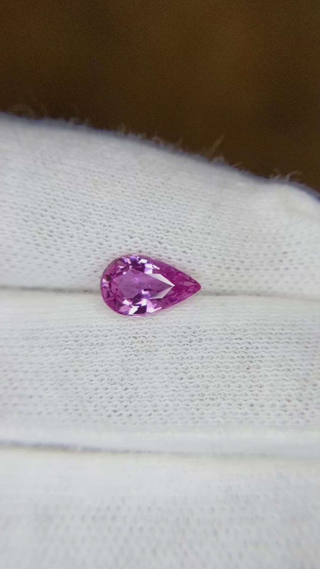 1.54 Ct. Purplish Pink Sapphire from Ceylon (Sri Lanka) Size Video