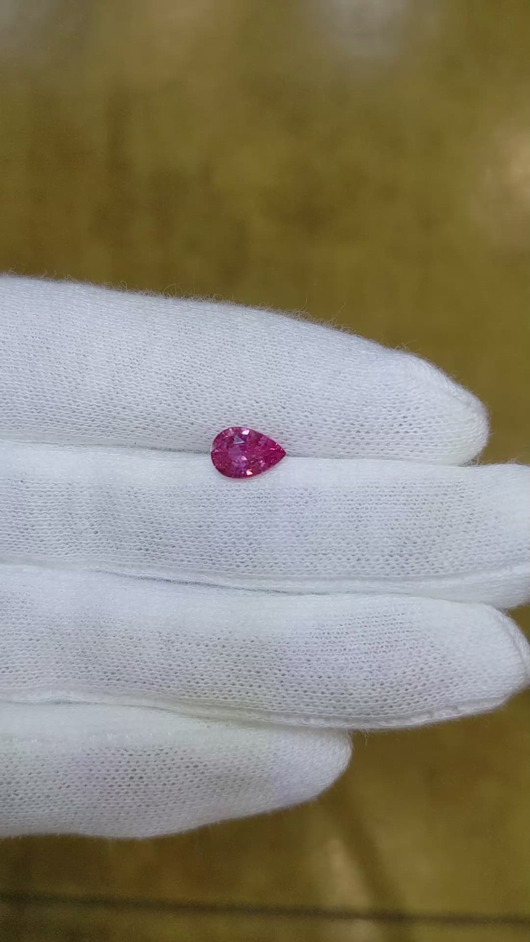 1.15 Ct. Pink Sapphire from Ceylon (Sri Lanka) Size Video
