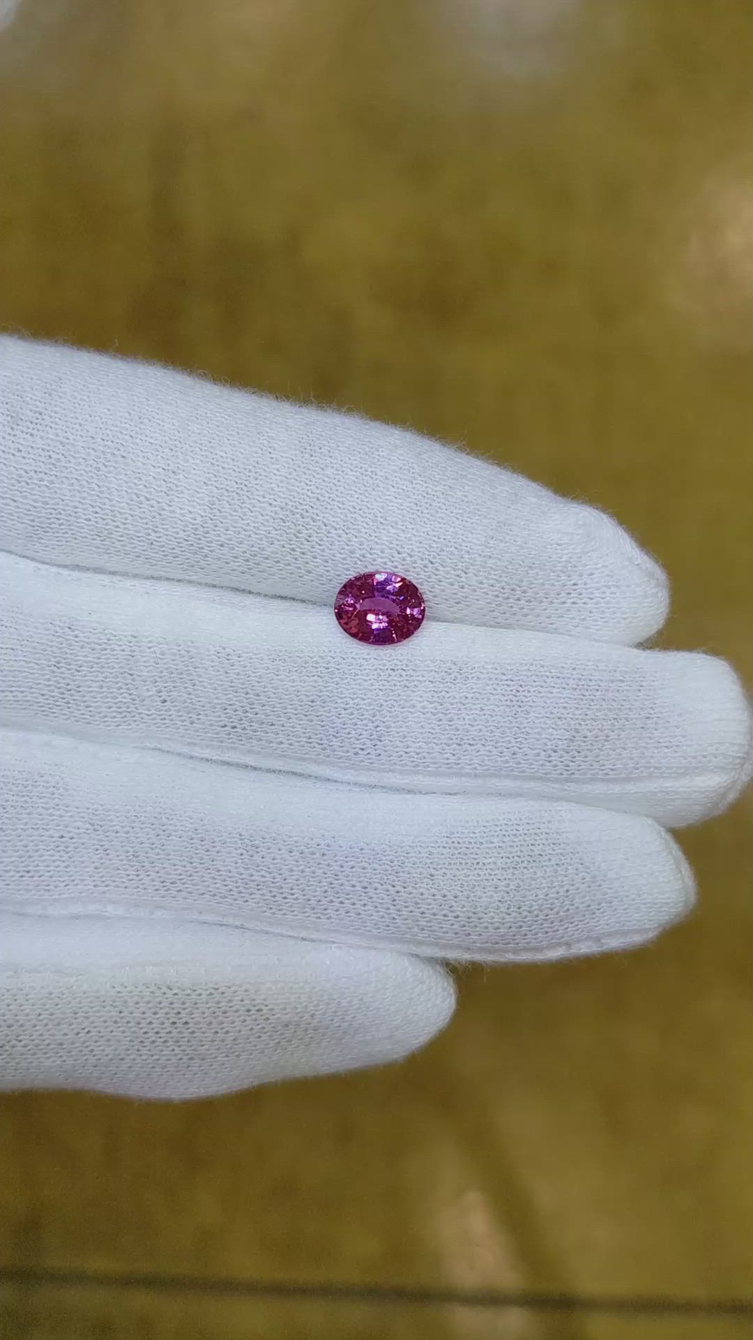 1.51 Ct. Pink Sapphire from Ceylon (Sri Lanka) Size Video
