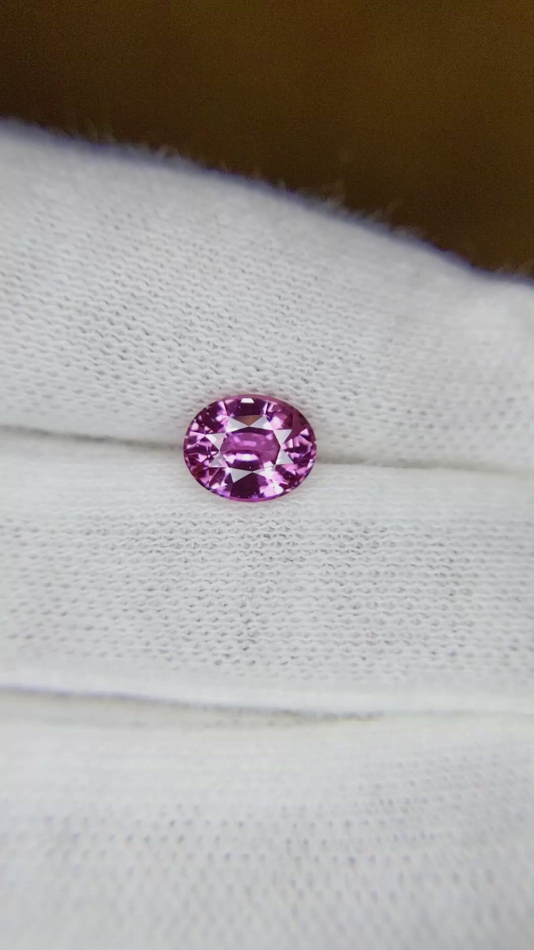 1.51 Ct. Pink Sapphire from Ceylon (Sri Lanka) Size Video