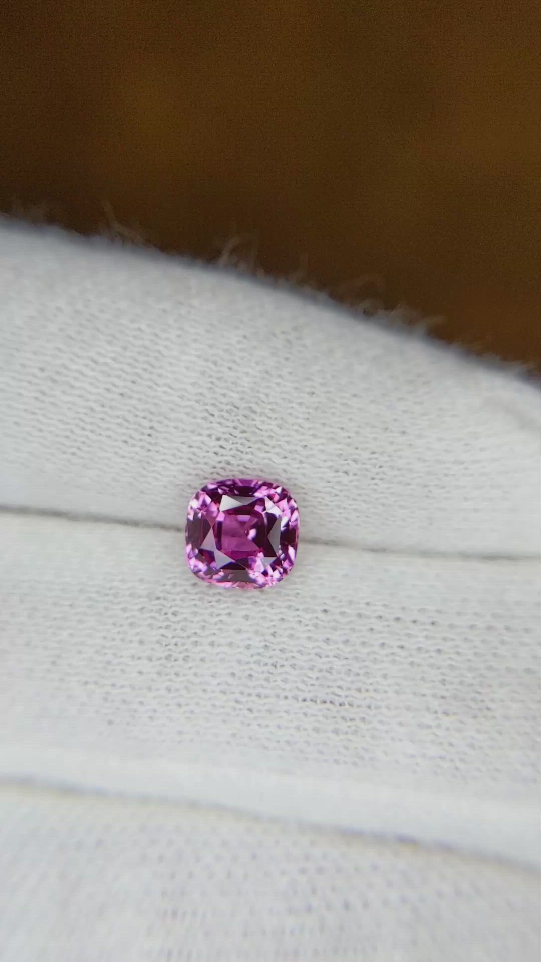 1.59 Ct. Purplish Pink Sapphire from Madagascar Size Video