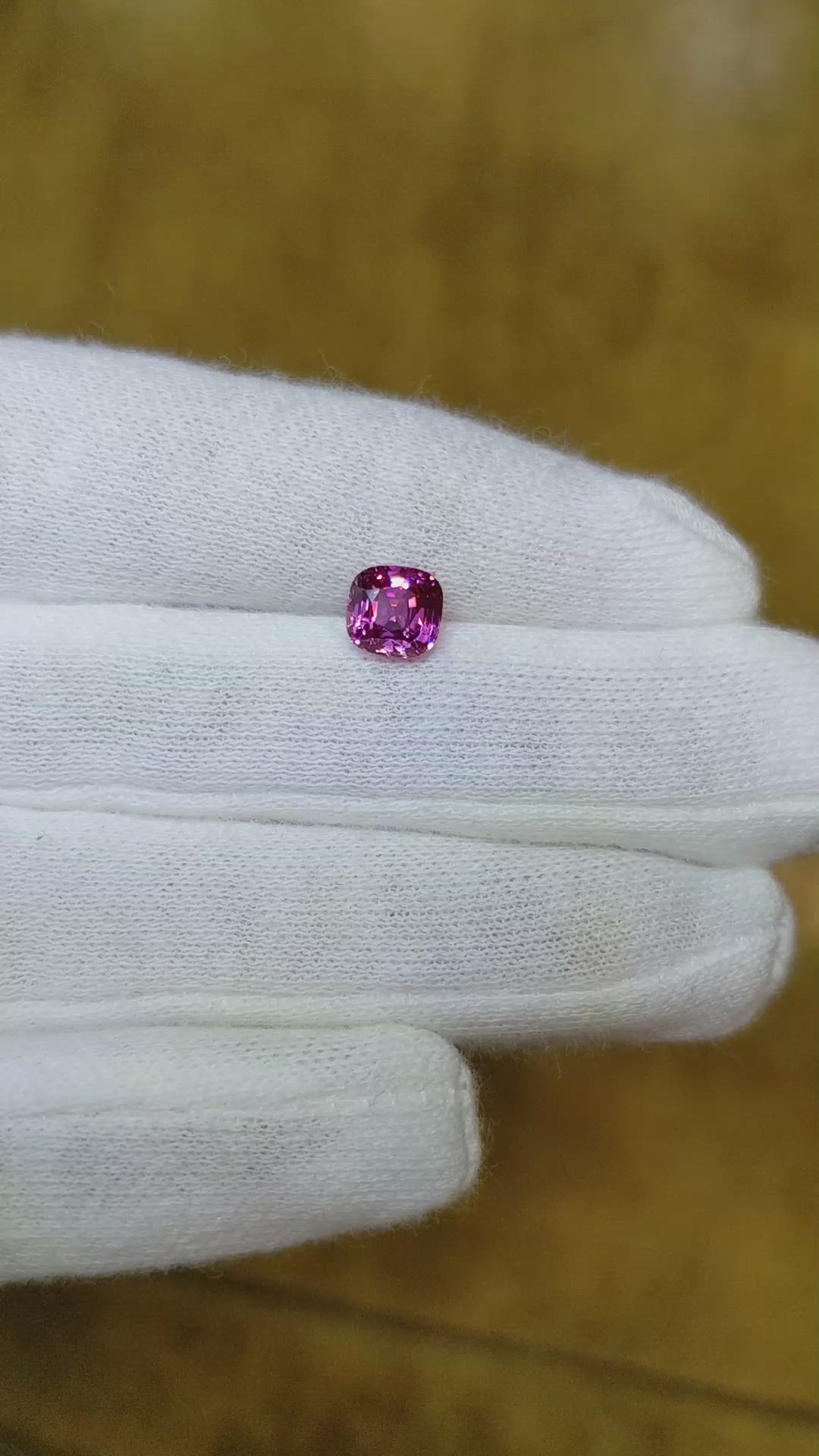 1.59 Ct. Purplish Pink Sapphire from Madagascar Size Video