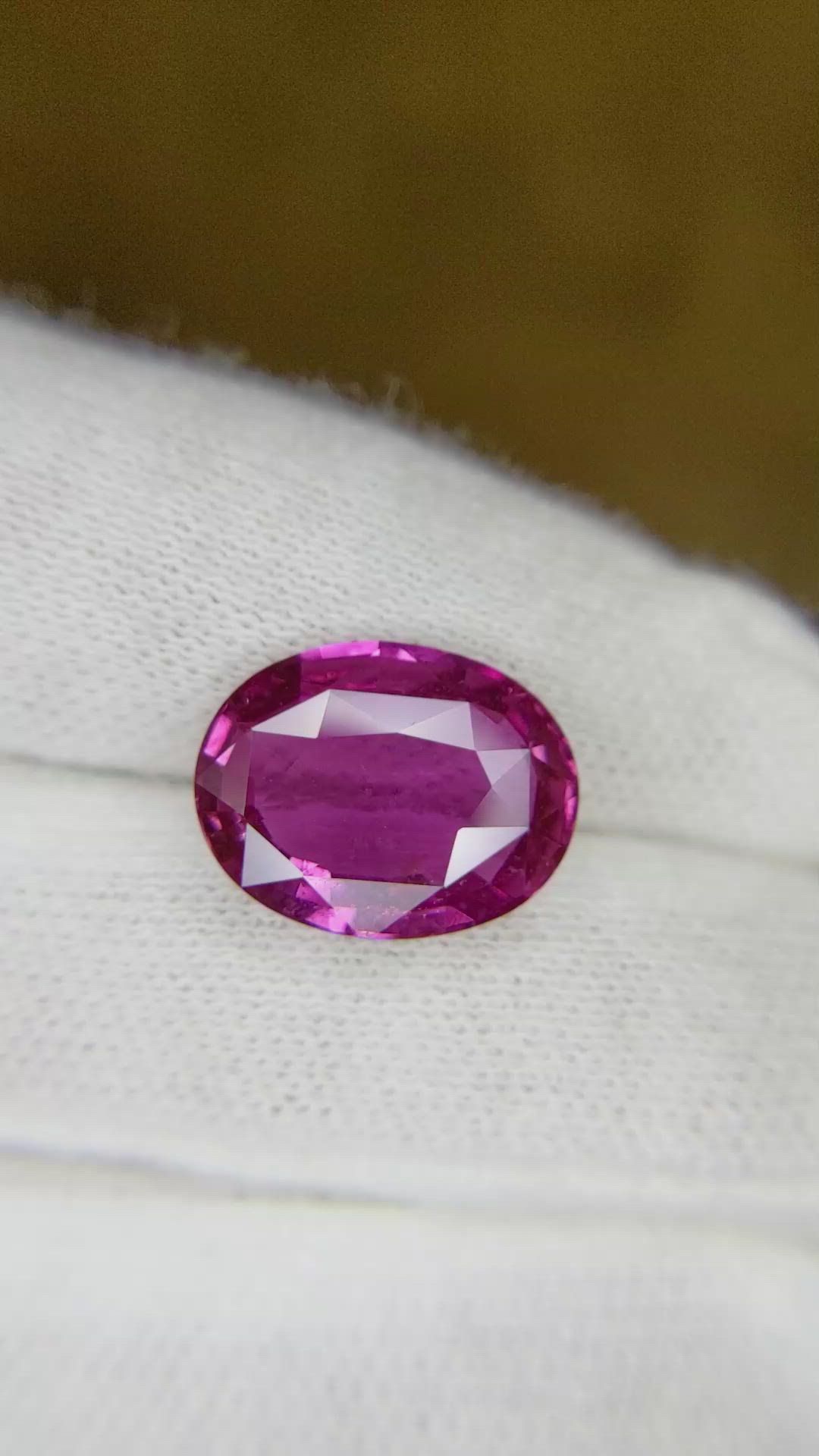 8.05 Ct. Purplish Pink Sapphire from Madagascar Size Video