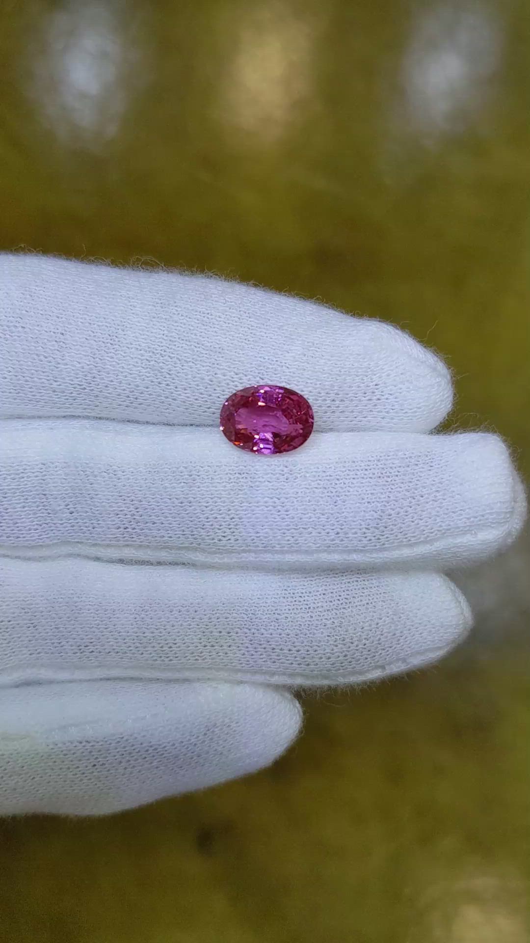 3.03 Ct. Pink Sapphire from Madagascar Size Video