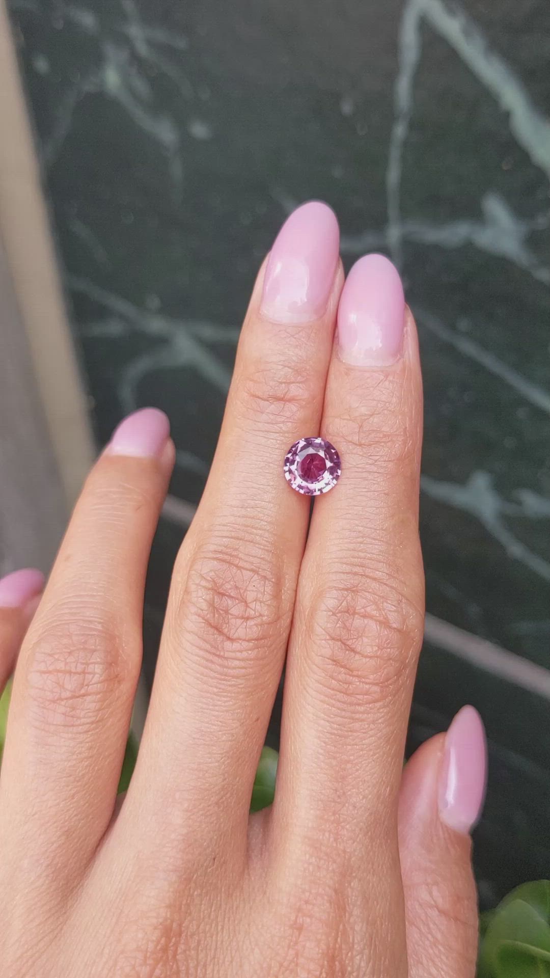 1.84 Ct. Pink Sapphire from Madagascar Size Video