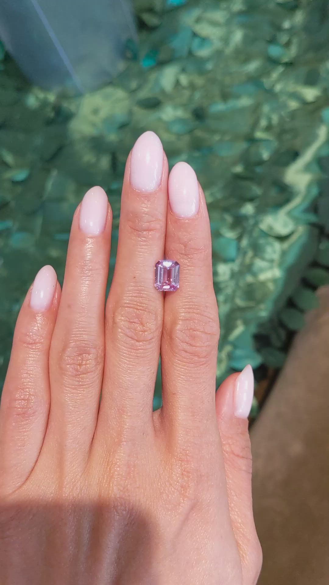 2.72 Ct. Pink Sapphire from Madagascar Size Video