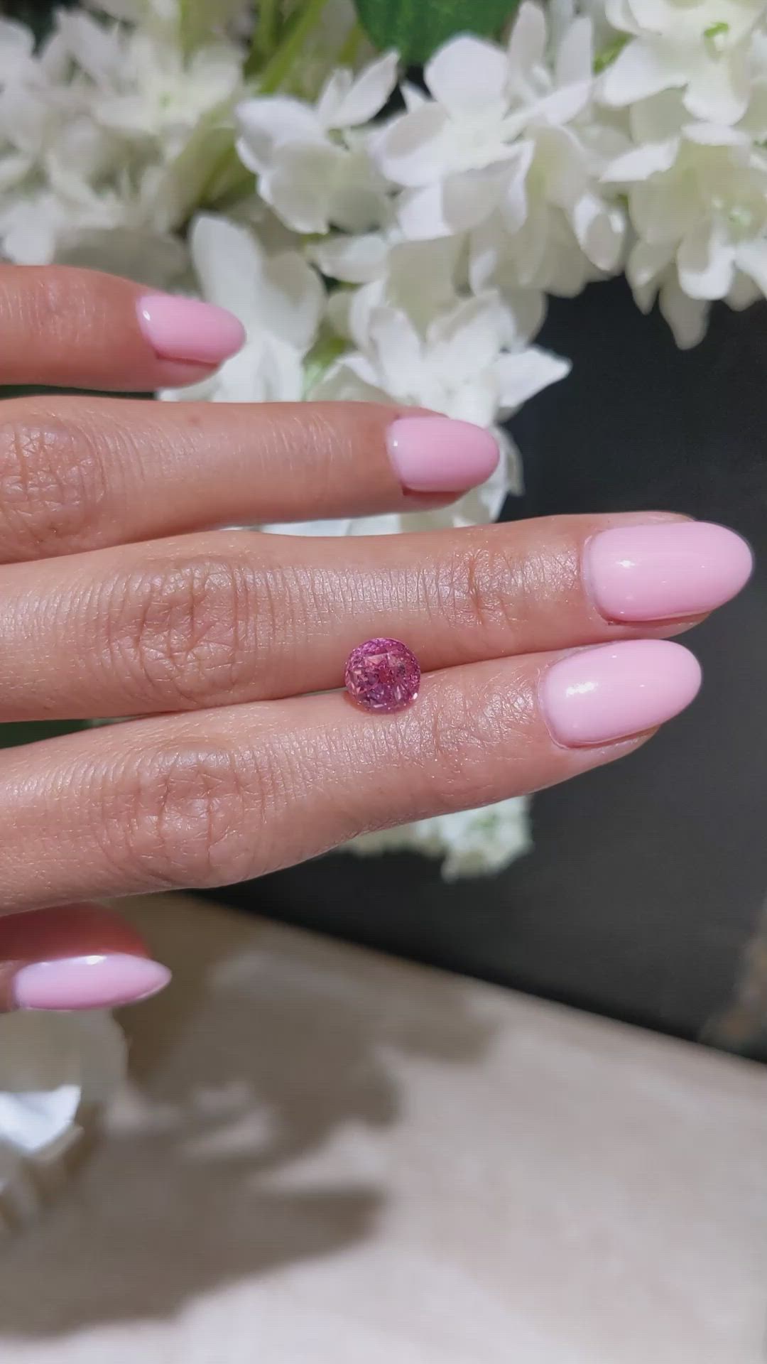 3.07 Ct. Padparadscha Sapphire from Madagascar Size Video