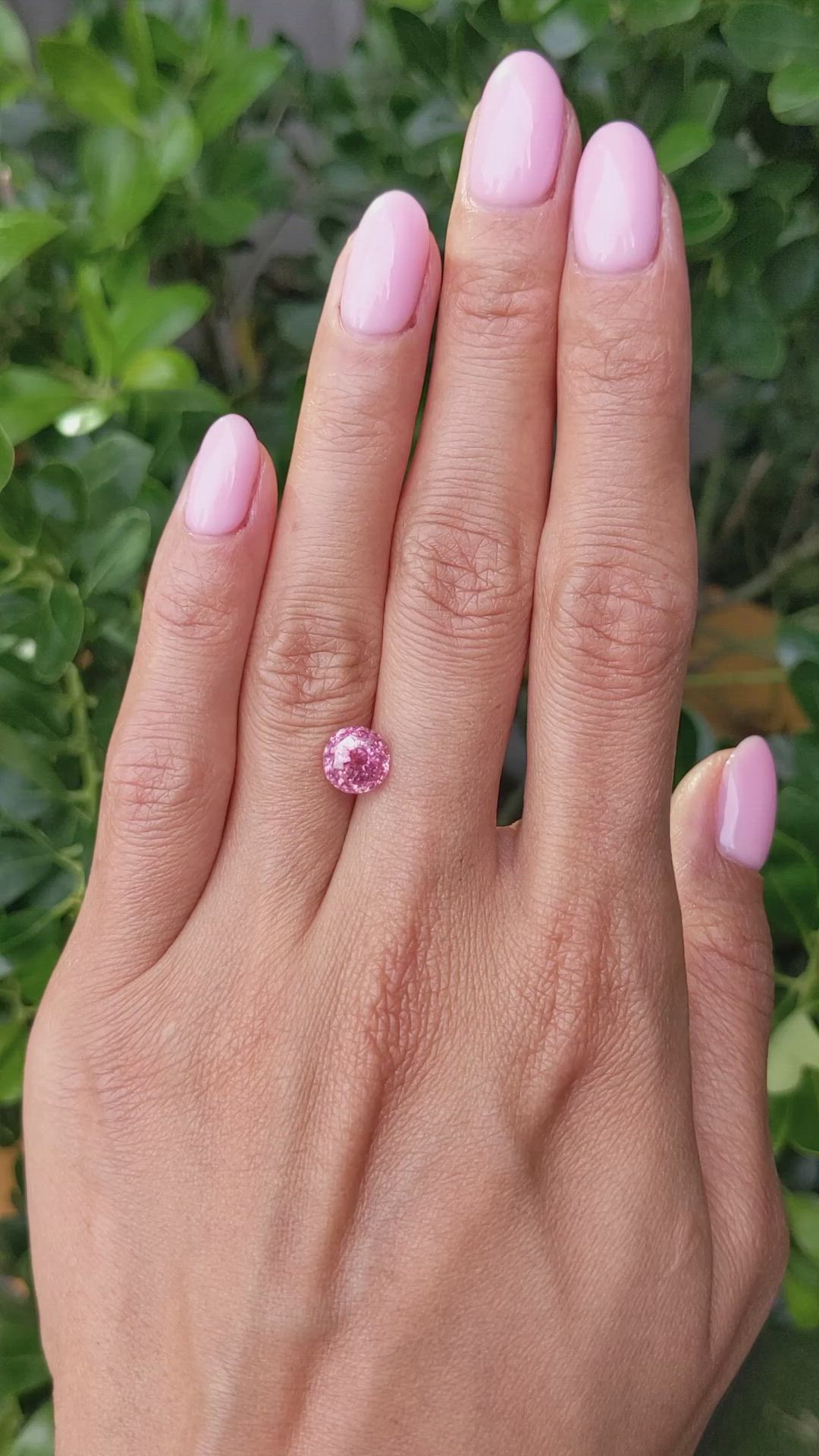 3.07 Ct. Padparadscha Sapphire from Madagascar Size Video