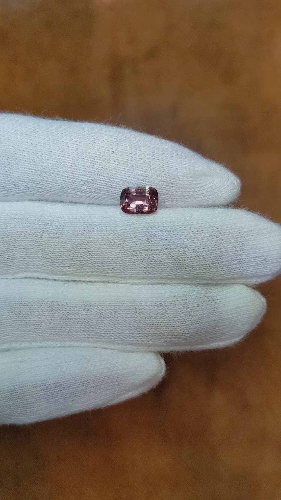1.25 Ct. Padparadscha Sapphire from Madagascar Size Video