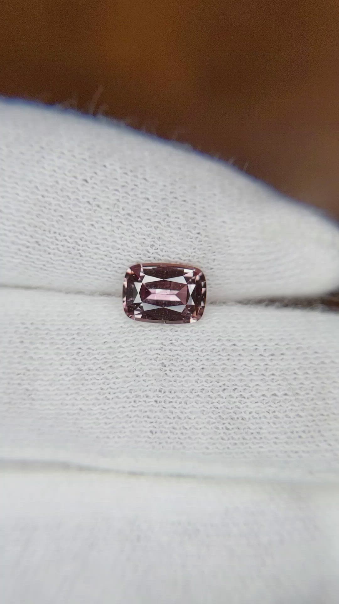 1.25 Ct. Padparadscha Sapphire from Madagascar Size Video